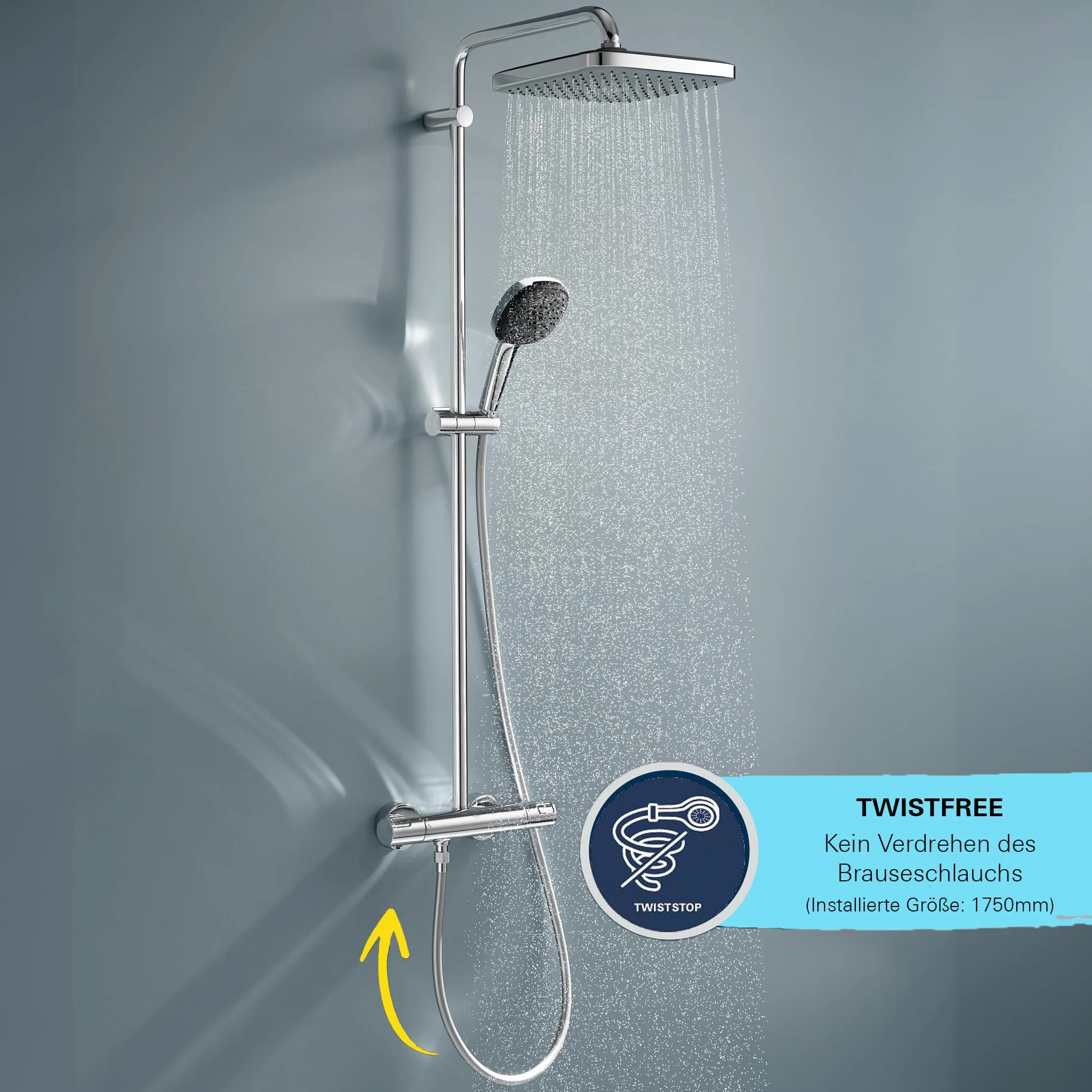 Grohe VitalioFlex Metal hose 2000mm