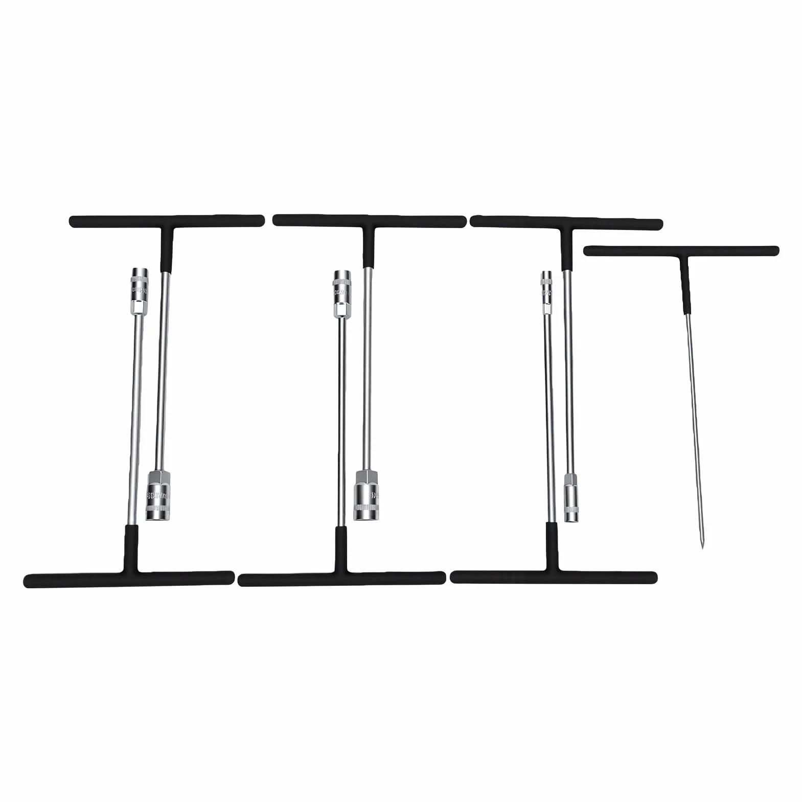 7-częściowy Zestaw Kluczy Sześciokątnych z Uchwytem T, 6mm, 8mm, 10mm, 11mm, 12mm, 13mm, 14mm, z Ergonomicznym Uchwytem do Naprawy Samochodów, Motocykli i rowerów.