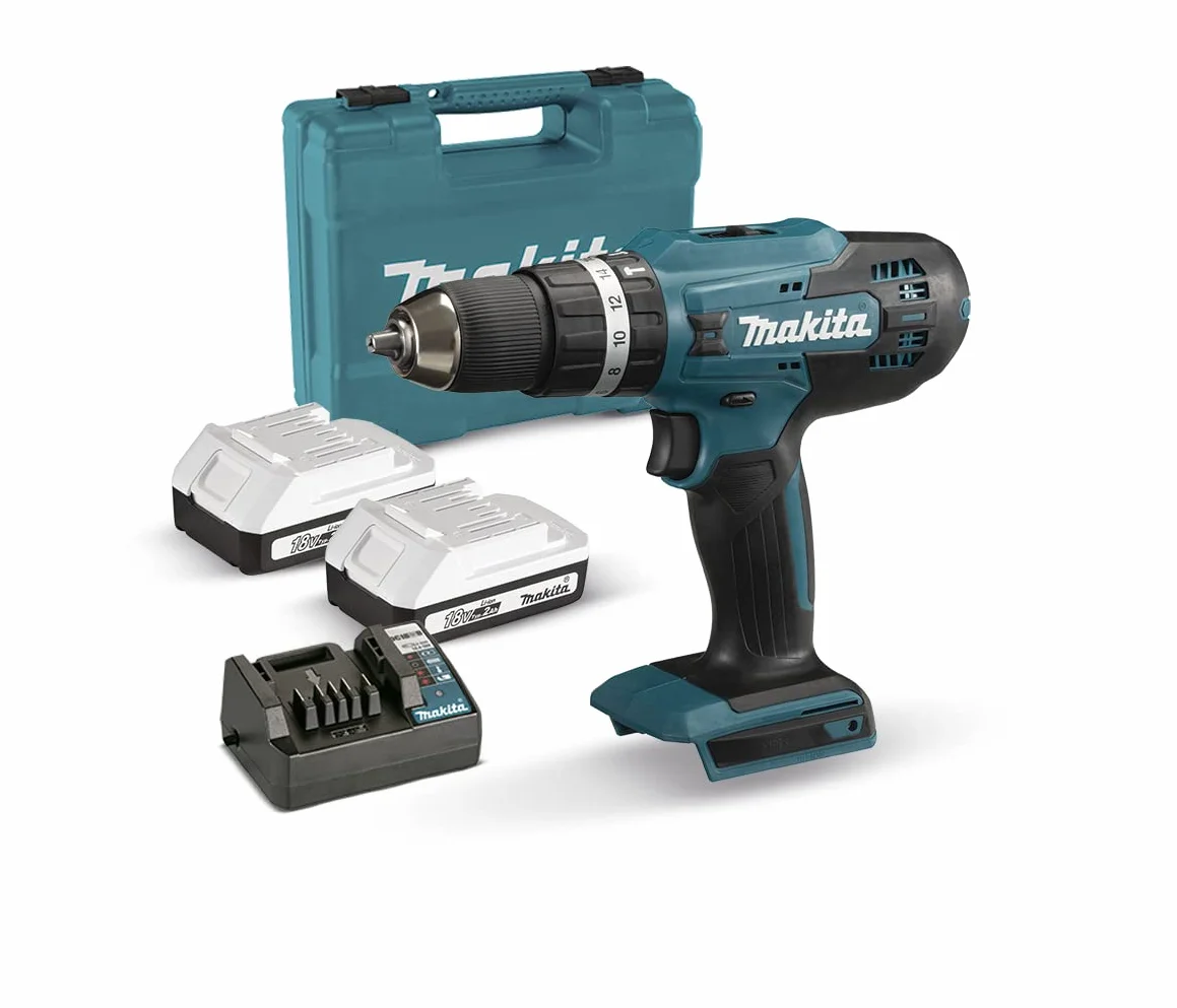Makita HP488D006 Wiertarka kombi, 18V, 2,0Ah, Li-ion, 42Nm, 239 mm x 83 mm x 240 mm