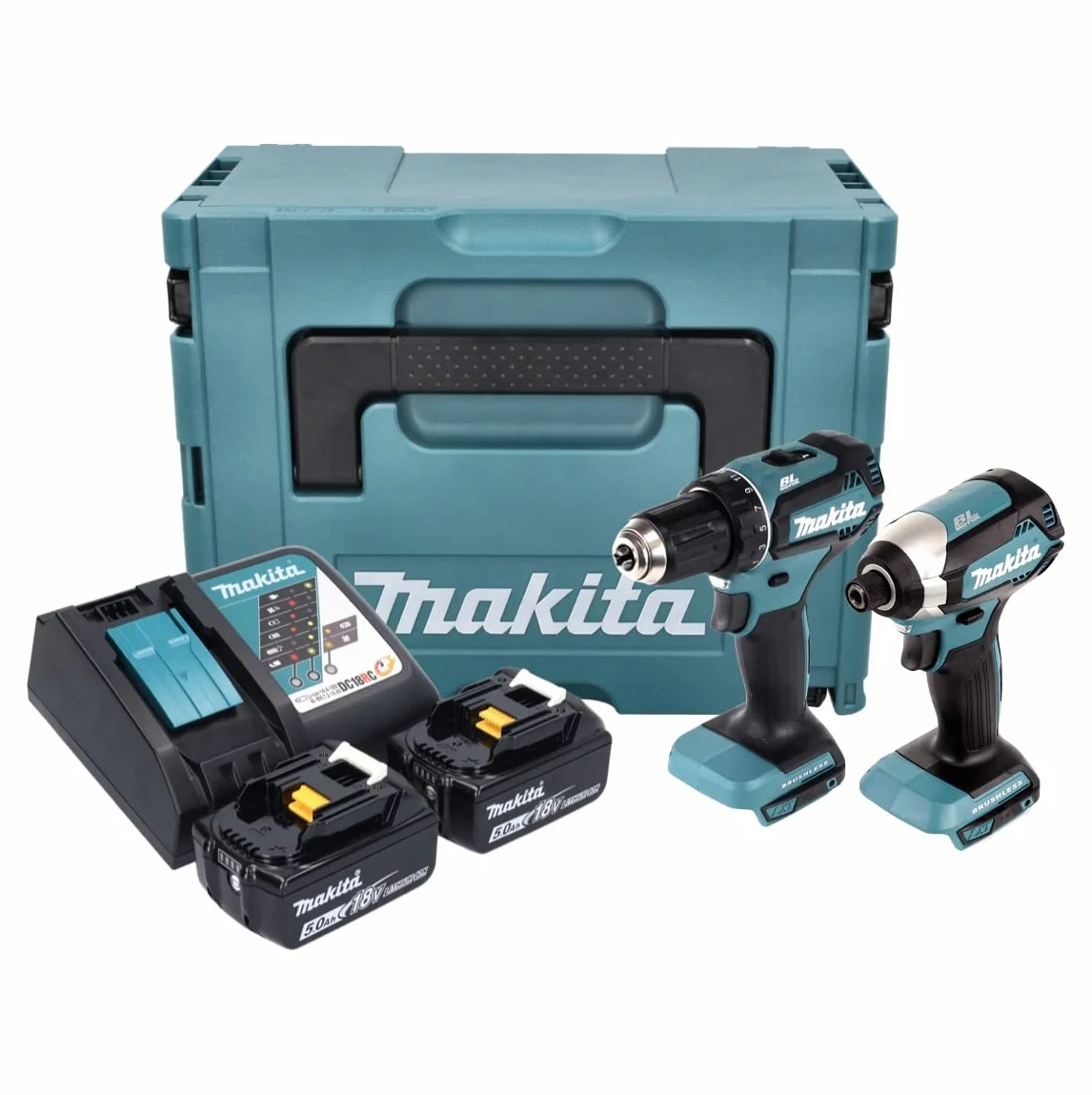 MAKITA COMBO KIT DDF485 DTD153 2XBL1850B BL-M