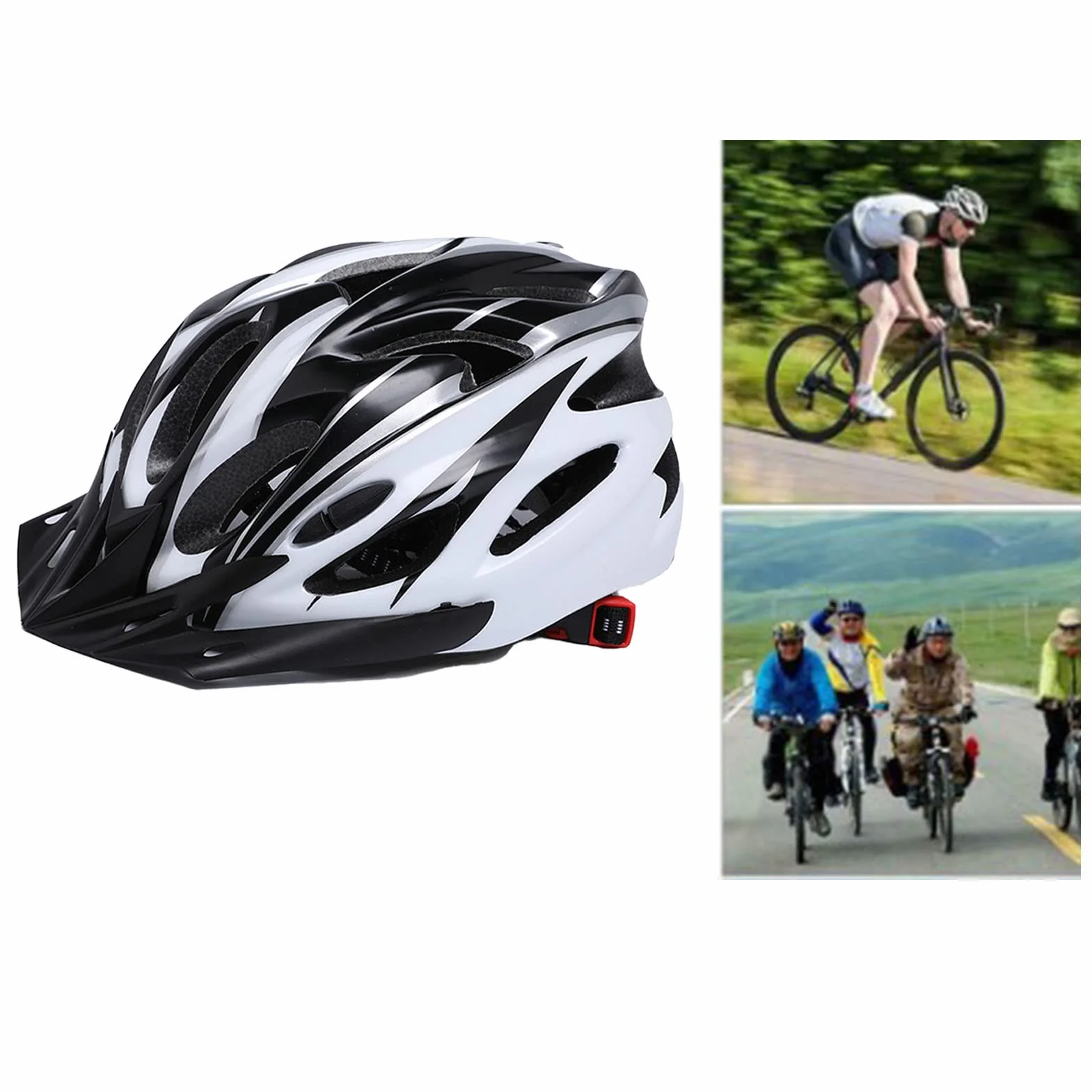 EPS PC Kask Rowerowy, Ochrona Głowy Kask Ochronny dla Dorosłych Górski Kask Rowerowy Akcesoria do Jazdy na Rowerze dla Kobiet Mężczyzn