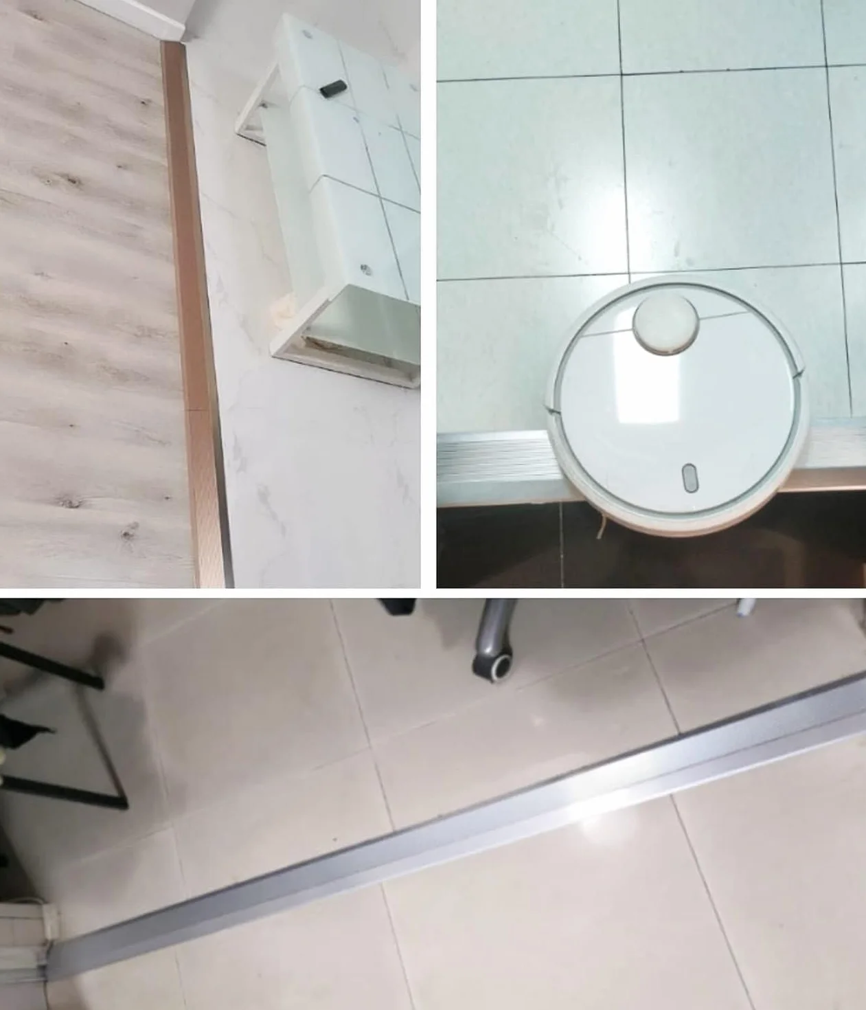 Próg listwy przejściowej ze stopu aluminium do drzwi, listwa wykończeniowa do wykładziny dywanowej i laminatu, płynne przejście (Silver)