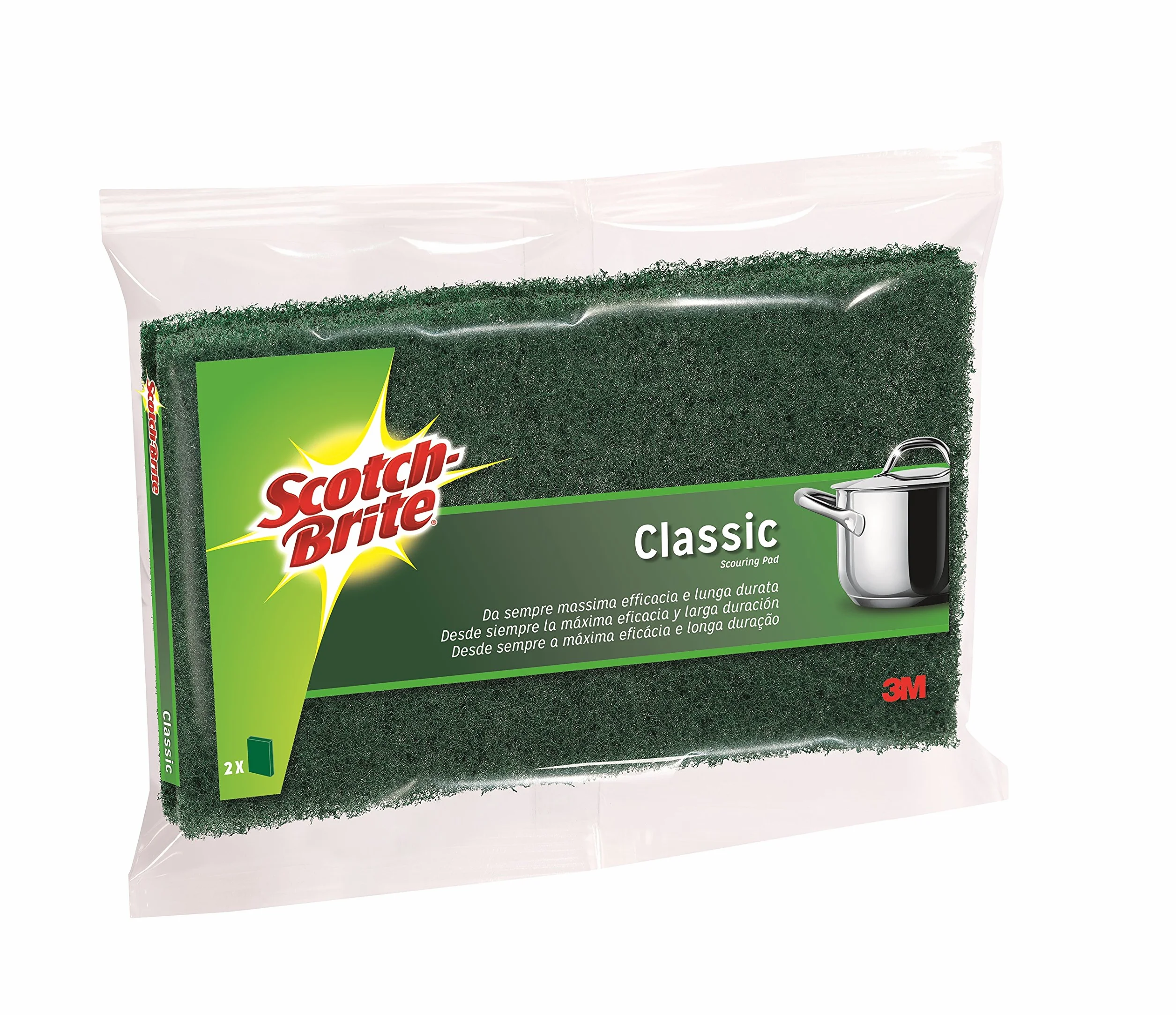 SCOTCH-BRITE 8410001100647 środek do czyszczenia kuchni, zielony, 2 sztuki, 2 sztuki