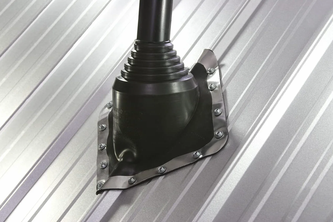 MASTER FLASH Elastyczne przejście dachowe Uszczelnienie EPDM Kołnierz przeciw wnikaniu wody Zabezpieczenie na Kominy Rury Kable Panele Przepust dachowy Extreme Angle #1 (0-146mm)