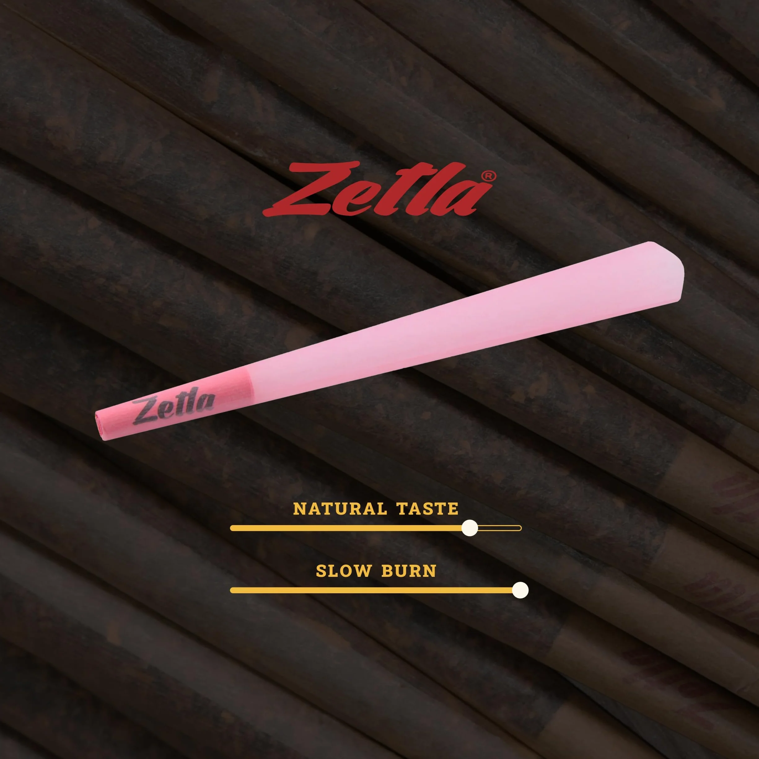 Zetla 32 Cones Pink King Size wstępnie skręcone stożkowe tuby z filtrem 109 x 26 mm Joint Cones papierowe