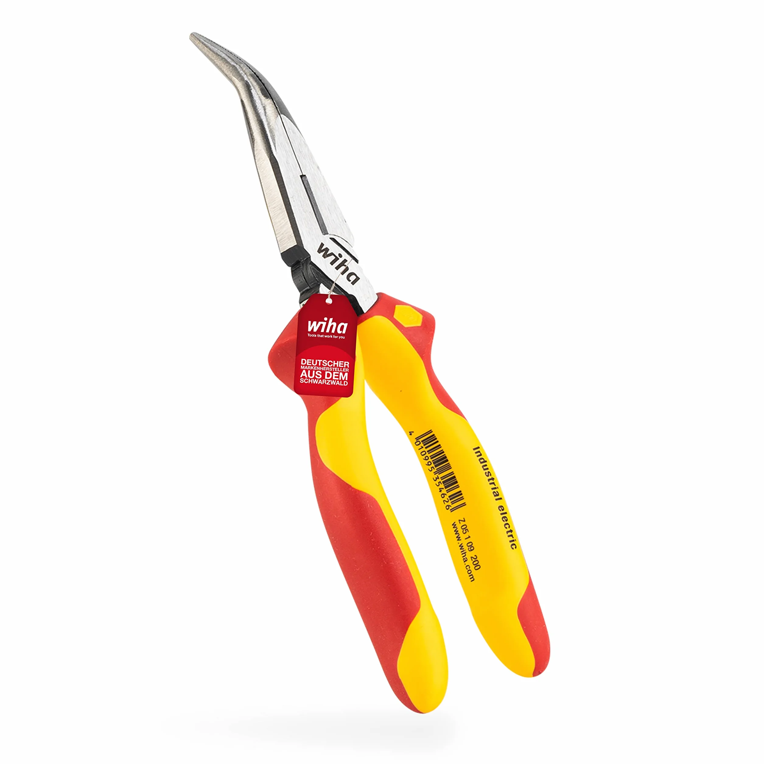 Wiha Szczypce płaskie okrągłe Industrial electric 200 mm 40° VDE 38859