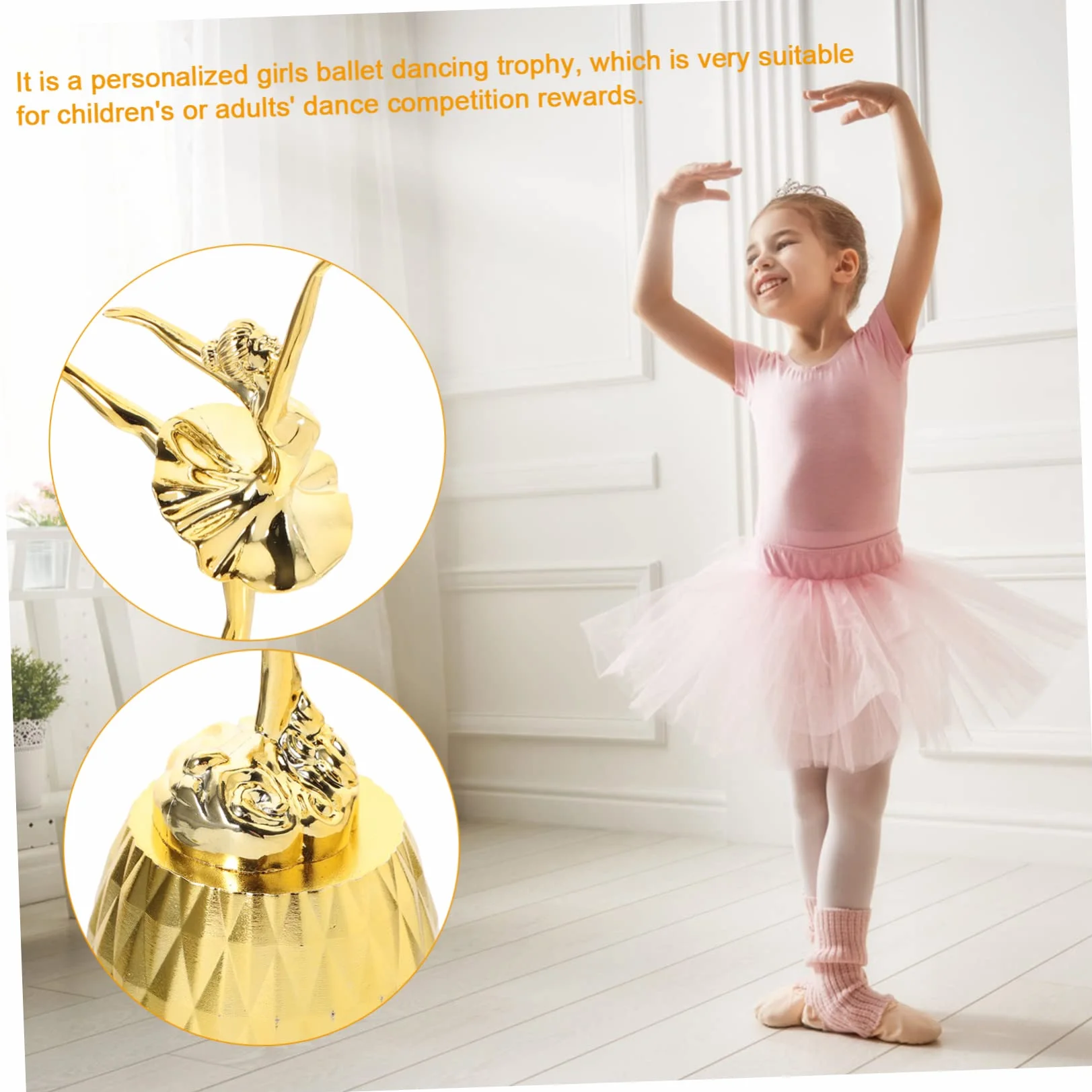 YARNOW Trofeum Taneczne Balet Trofeum Do Tańca Zabawki Dla Dzieci Dla Dziewczynek Dla Dzieci Nagroda Dziewczyna Buty Trofea Taneczne Dla Dziewczynek Tancerz Dla Dziewcząt Motyw Taneczny