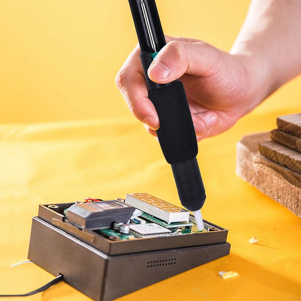 Automatyczne odsysanie próżniowe, elektryczny odkurzacz do cyny lutowniczej, pompa do usuwania próżniowego lutownica, narzędzie do usuwania cyny lutowniczej, AC 110 V, 30 W