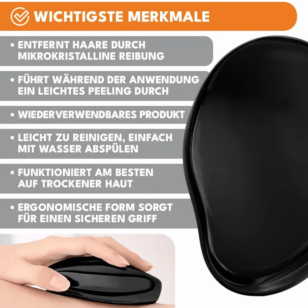 KRUMAD Pilnik do pięt z nano szkła, manualna tarka do stóp na sucho i mokro, ergonomiczny z ABS