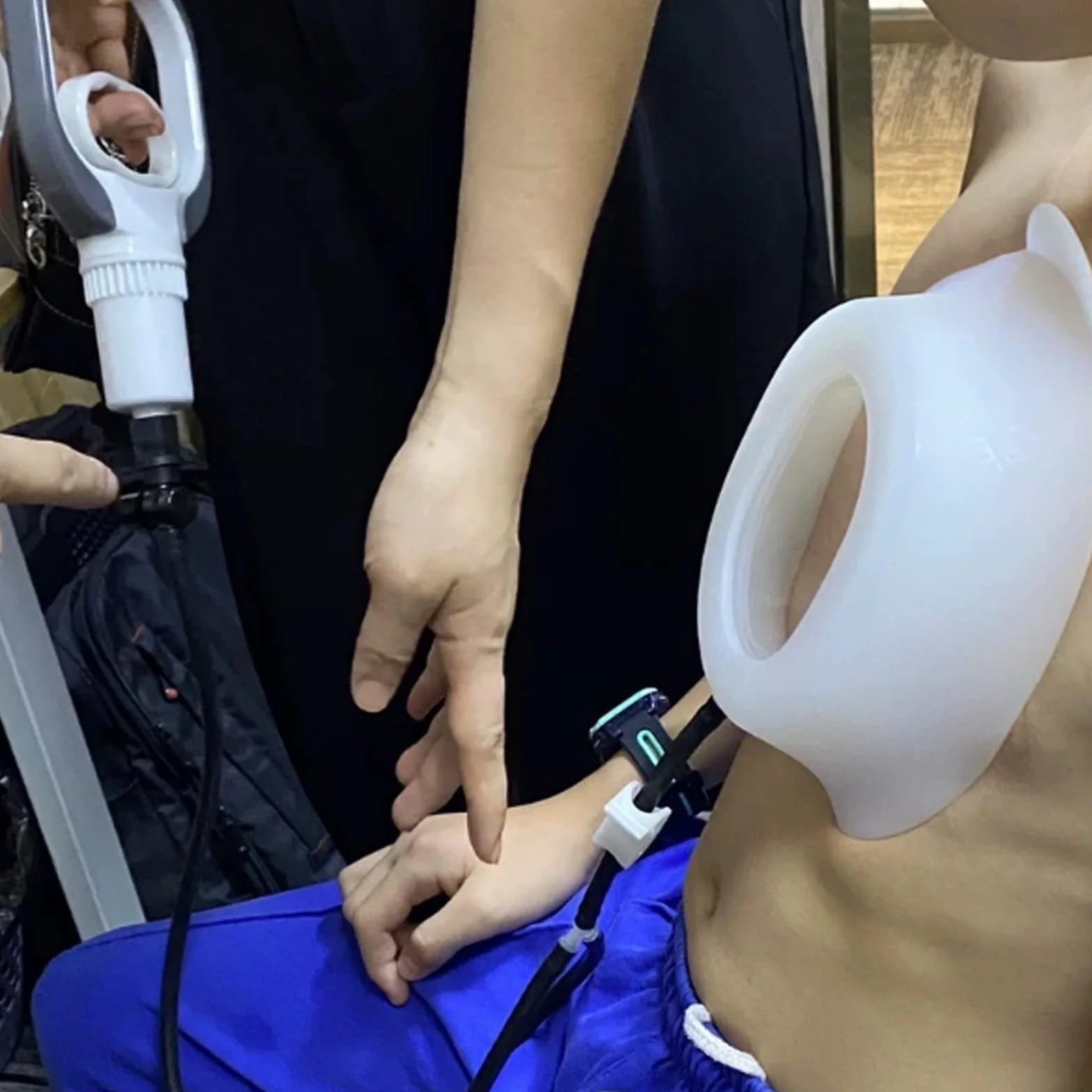 Vacuum Pectus Excavatum Orteza Orteza, Depresja klatki piersiowej Brace Depresja Sternal Wsparcie Zagłębienie Sternum Braces dla dorosłych i dzieci (S)