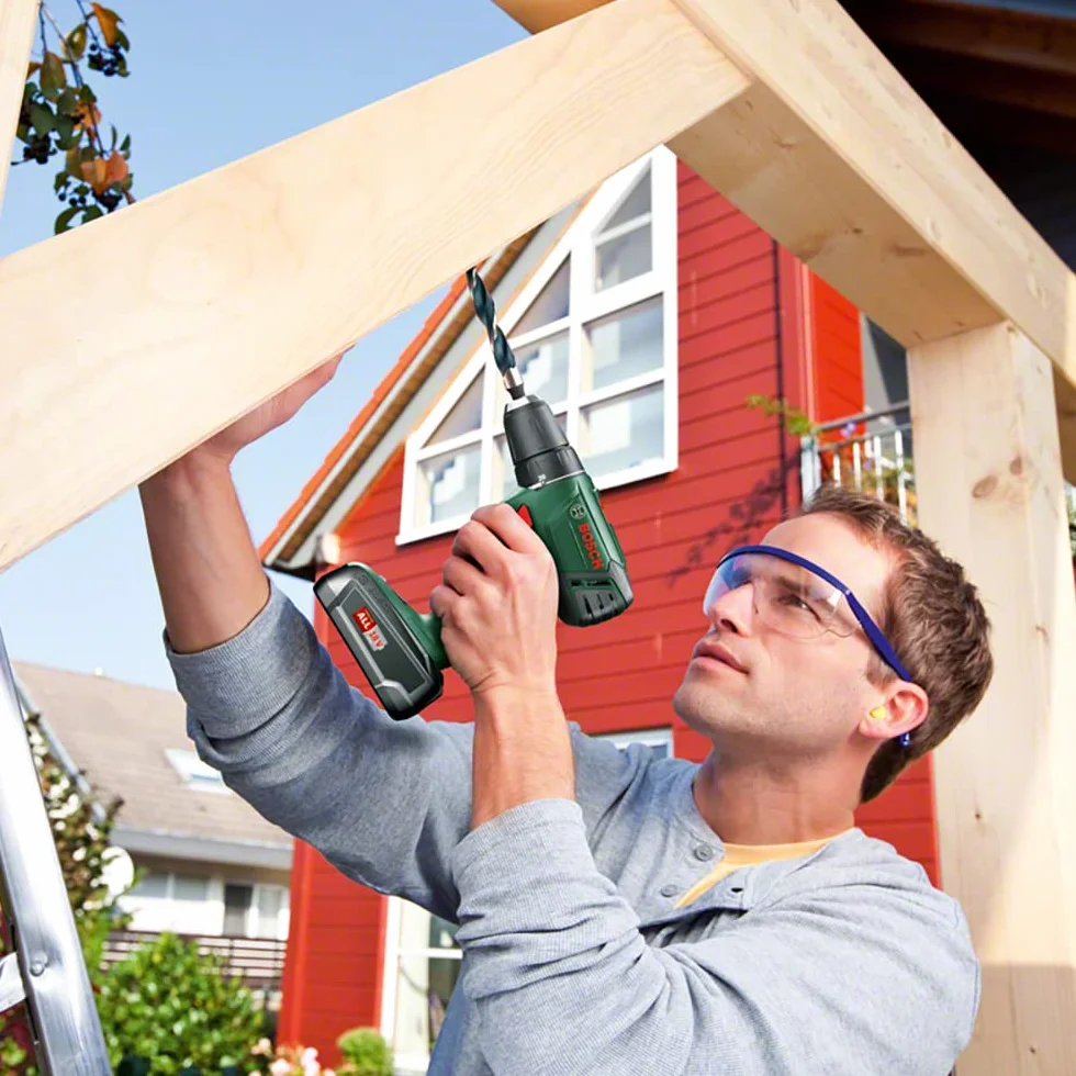 Bosch Home and Garden Akku Bohrschrauber PSR 1800 Li-2 (2 Akkus, 18 V, 241-teiliges Zubehörset, w Systembox)