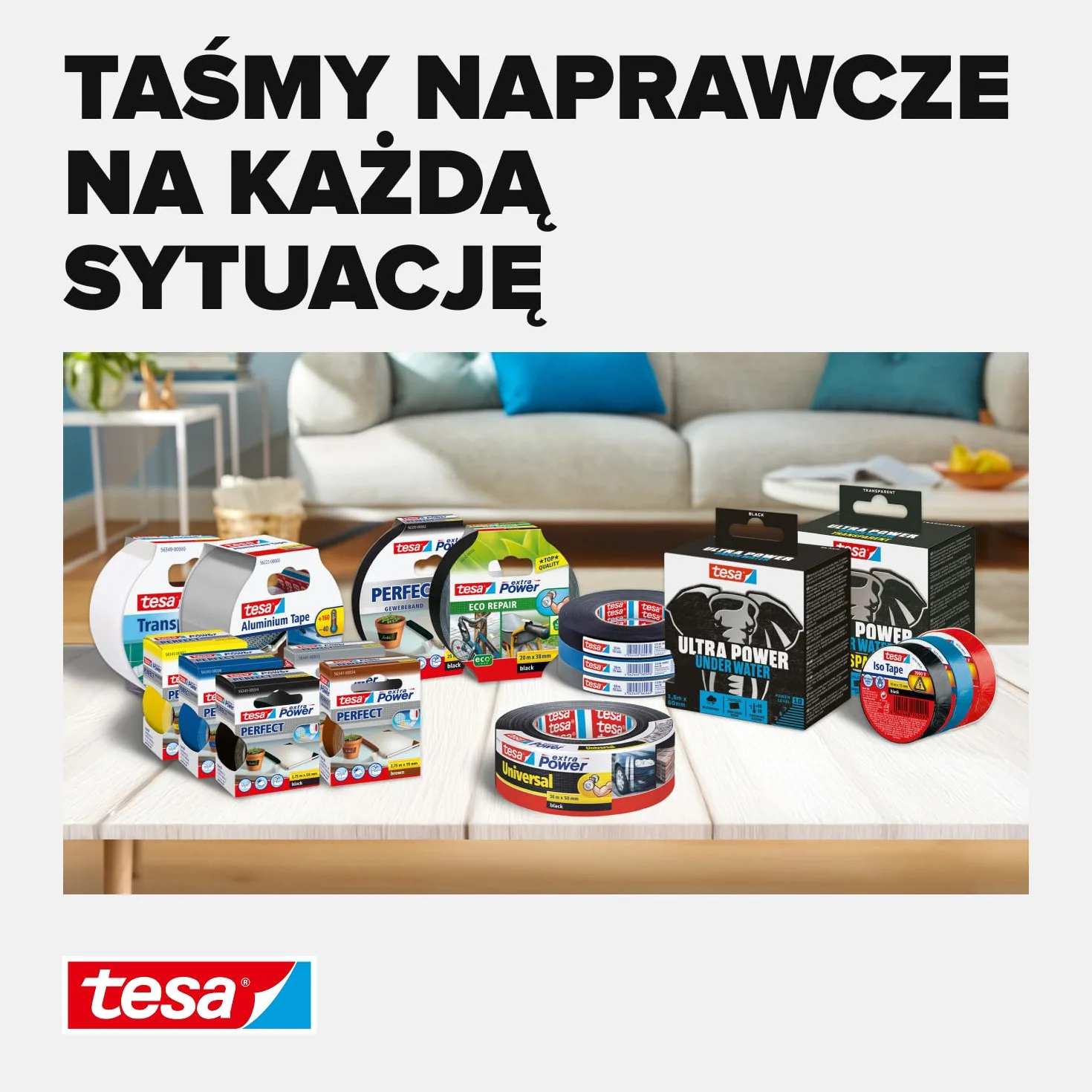 Tesa 56064-00003-00 Taśma Uszczelniająca, Przeźroczysty, 2.5m x 19mm