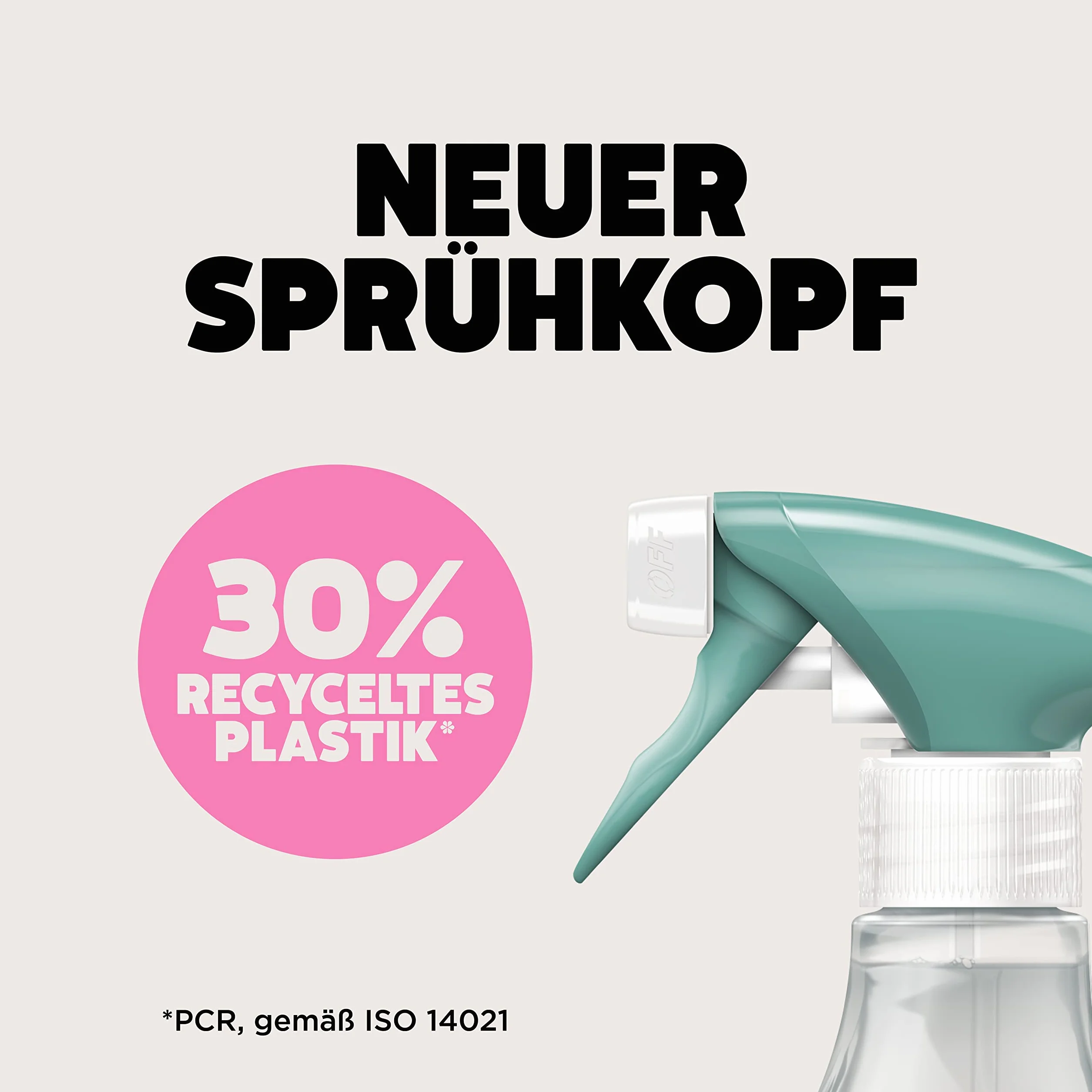 Ecover Spray do czyszczenia szkła do okien bez smug, zapach zielonej herbaty i grejpfruta, 6 sztuk, 6 x 500 ml