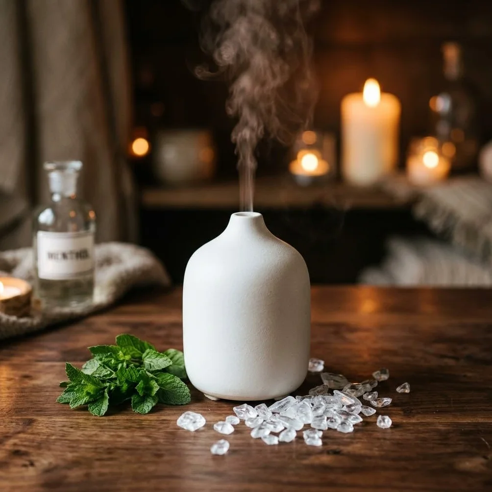 Krystaliczny mentol 100 g czysty intensywny zapach mięty do sauny inhalacji aromaterapii