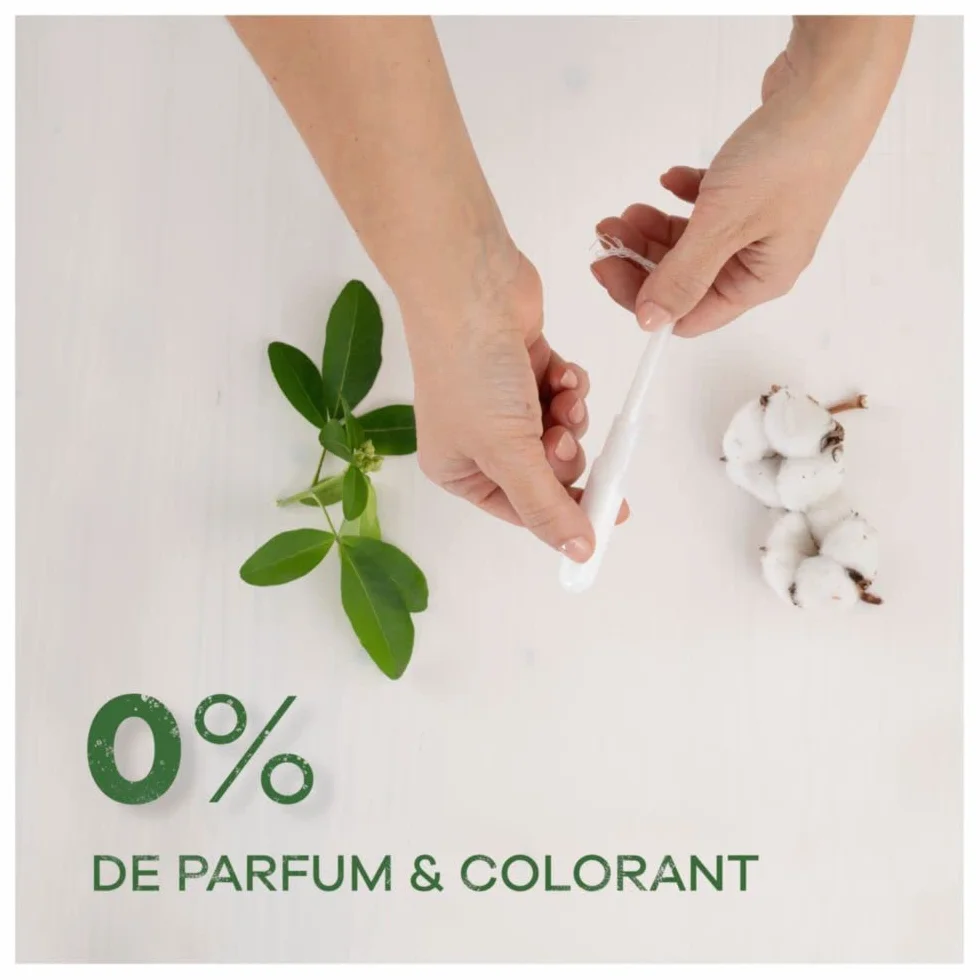 Tampax Komfort Bawełny - 100% Organiczny Zwykły Tampon - 16 Sztuk
