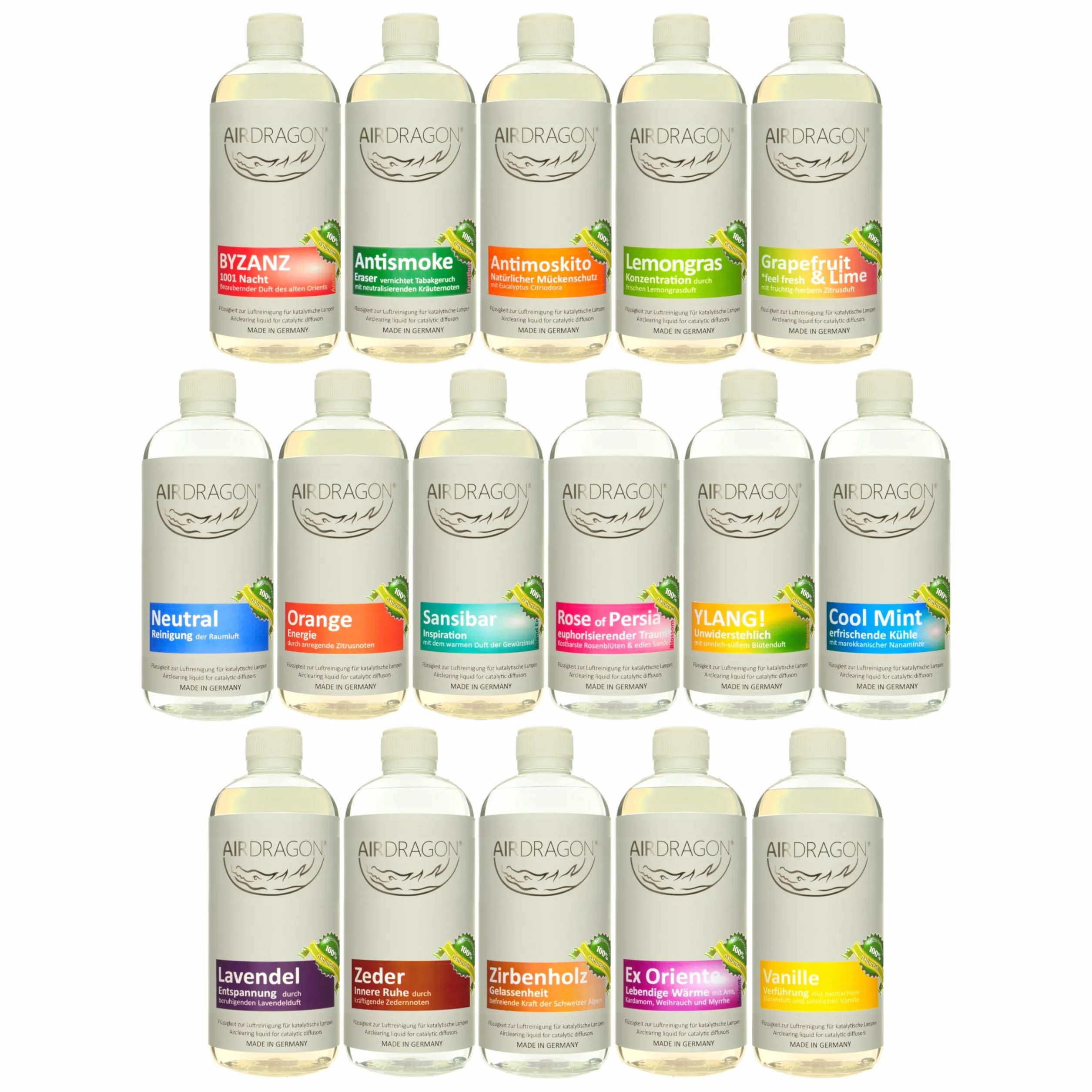 AIRDRAGON® Pomarańczowy 500 ml Premium naturalny zapach do pomieszczeń