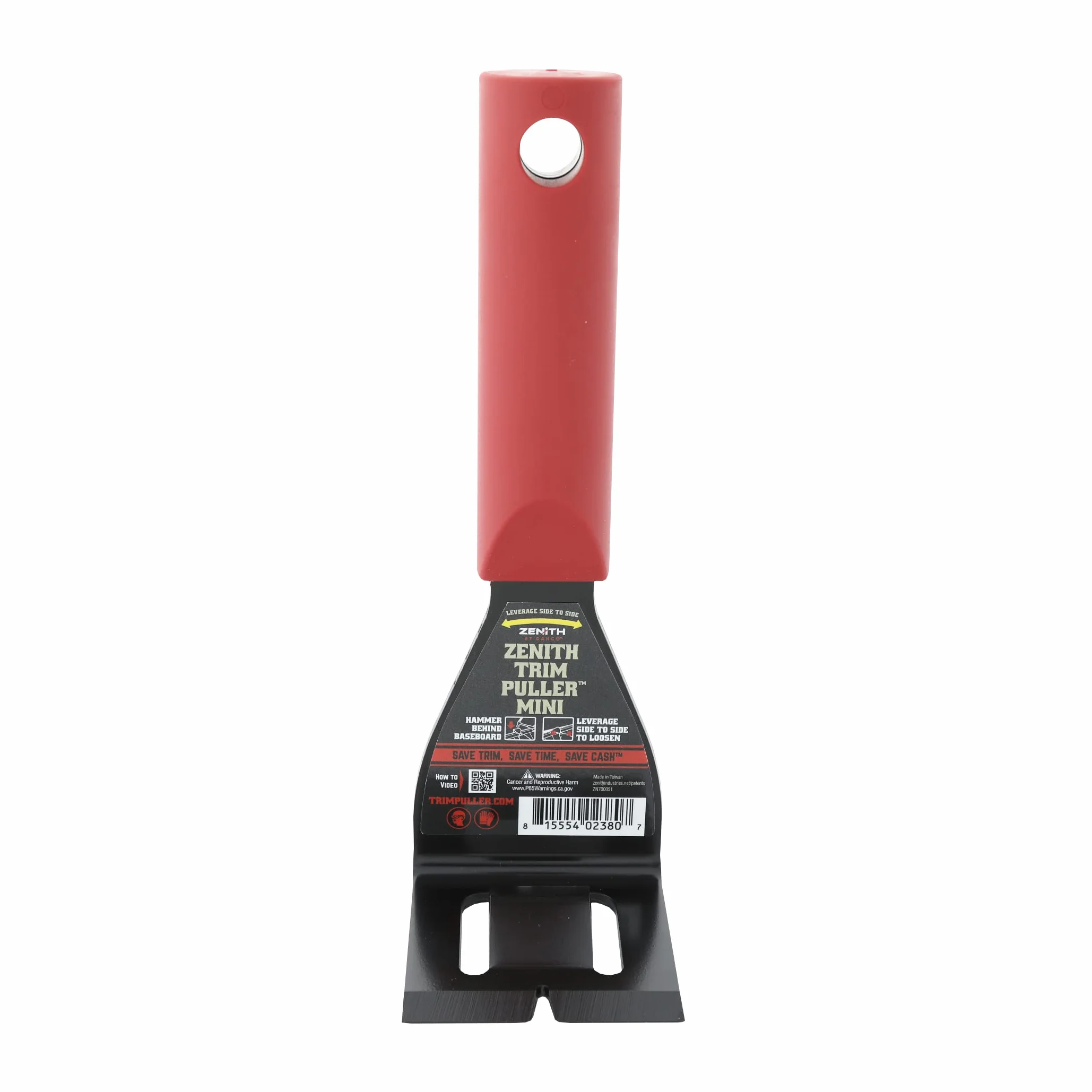 Zenith od Danco Trim Puller Mini ZN700051, Mini łom – kompaktowe i lekkie narzędzie do łatwego usuwania listew przypodłogowych i wykończeń, wielofunkcyjny do projektów rozbiórki i przebudowy