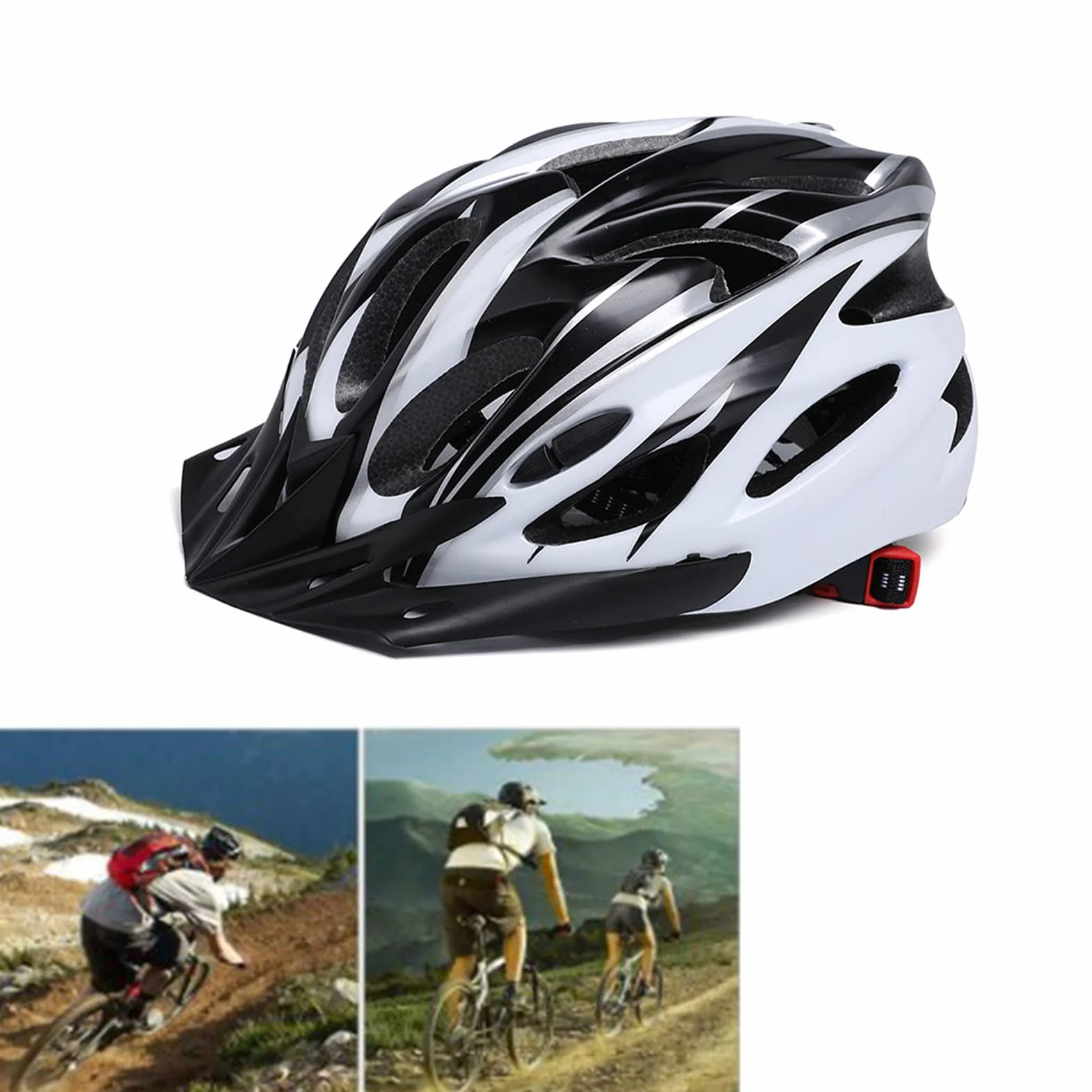 EPS PC Kask Rowerowy, Ochrona Głowy Kask Ochronny dla Dorosłych Górski Kask Rowerowy Akcesoria do Jazdy na Rowerze dla Kobiet Mężczyzn