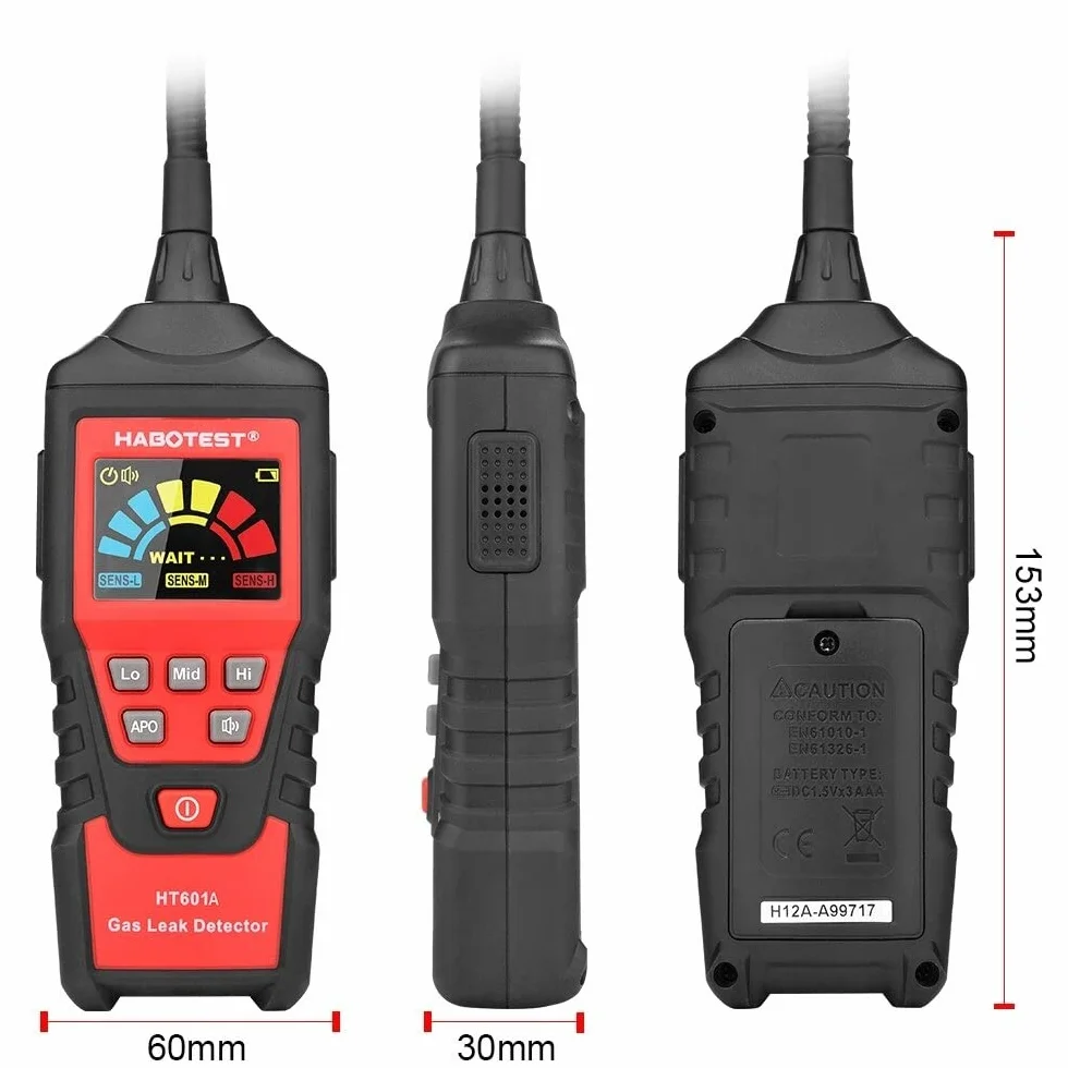 Habotest HT601A Detecteur de fuite GAZ Detecteur de fuite à ultradźwięki
