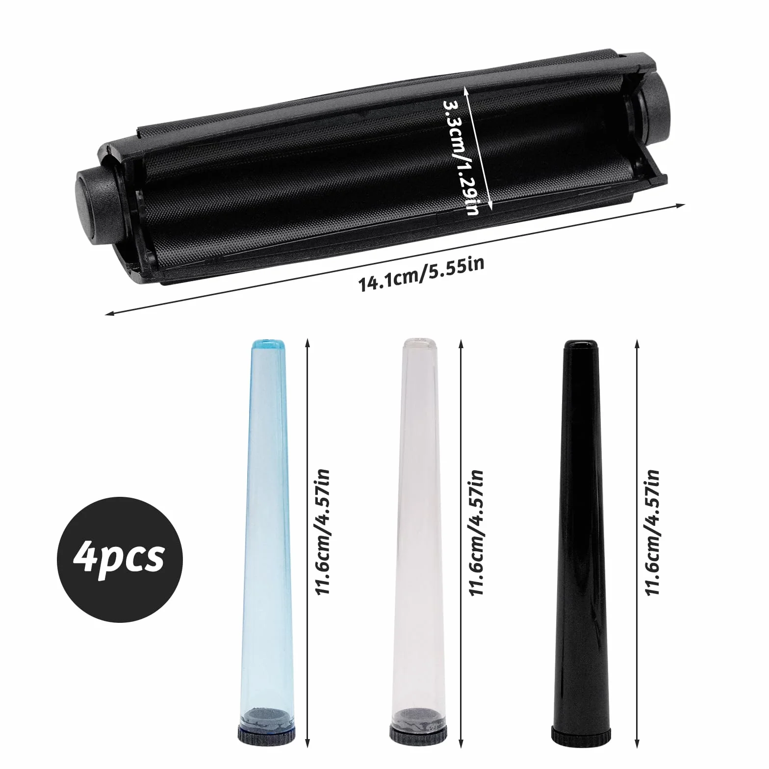 Joint Tokarka do papierosów 110 mm stożkowa pomoc w obracaniu się z 3 rurami do przechowywania papierosów