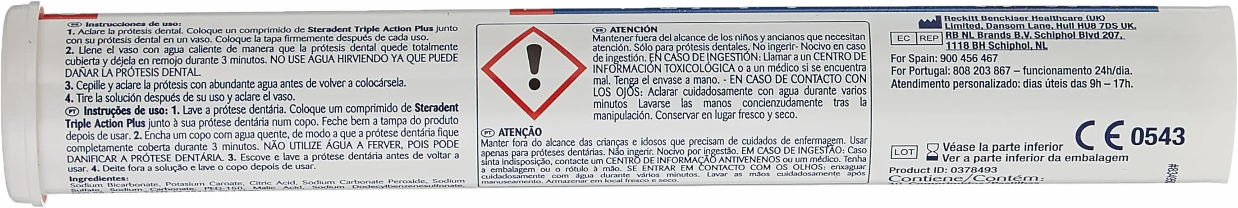 Steradent Triple Action Plus 30 tabletek
