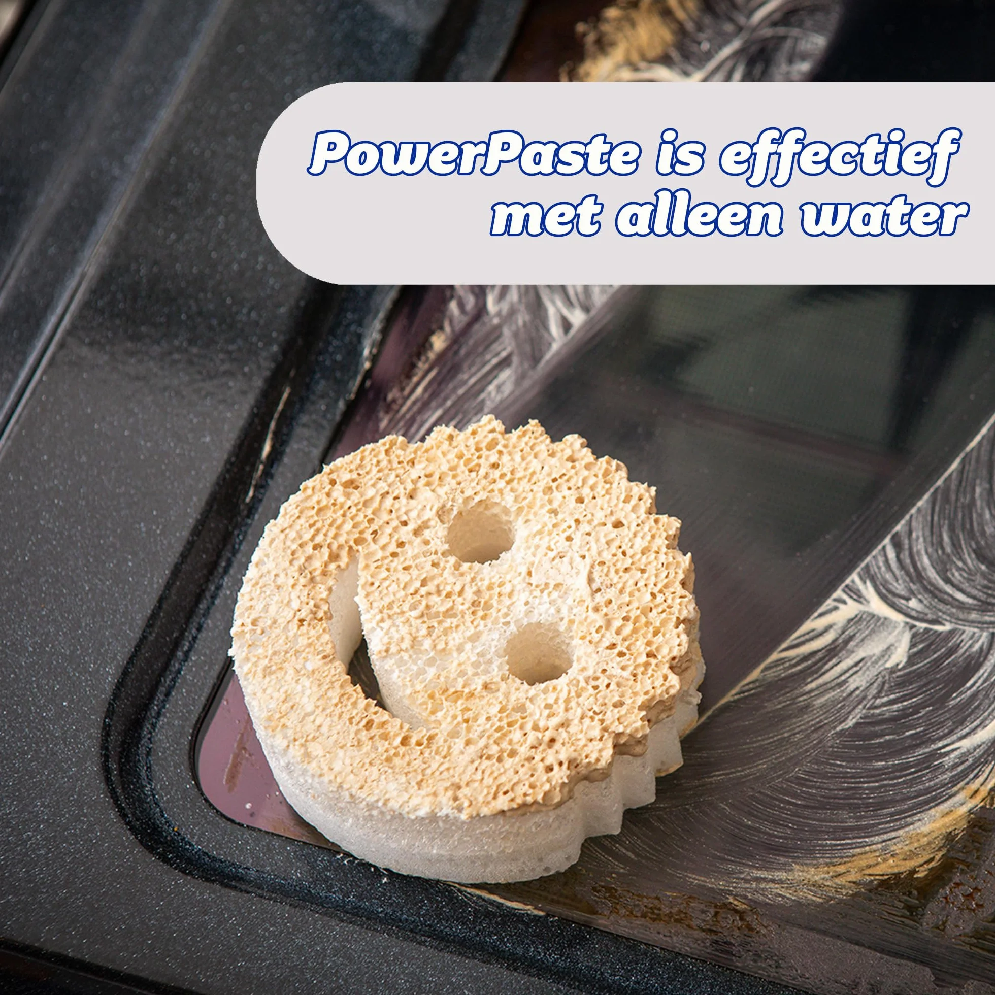 Scrub Daddy Power Paste Naturalna pasta czyszcząca + Bezbarwny peeling Mommy, 2-częściowy zestaw