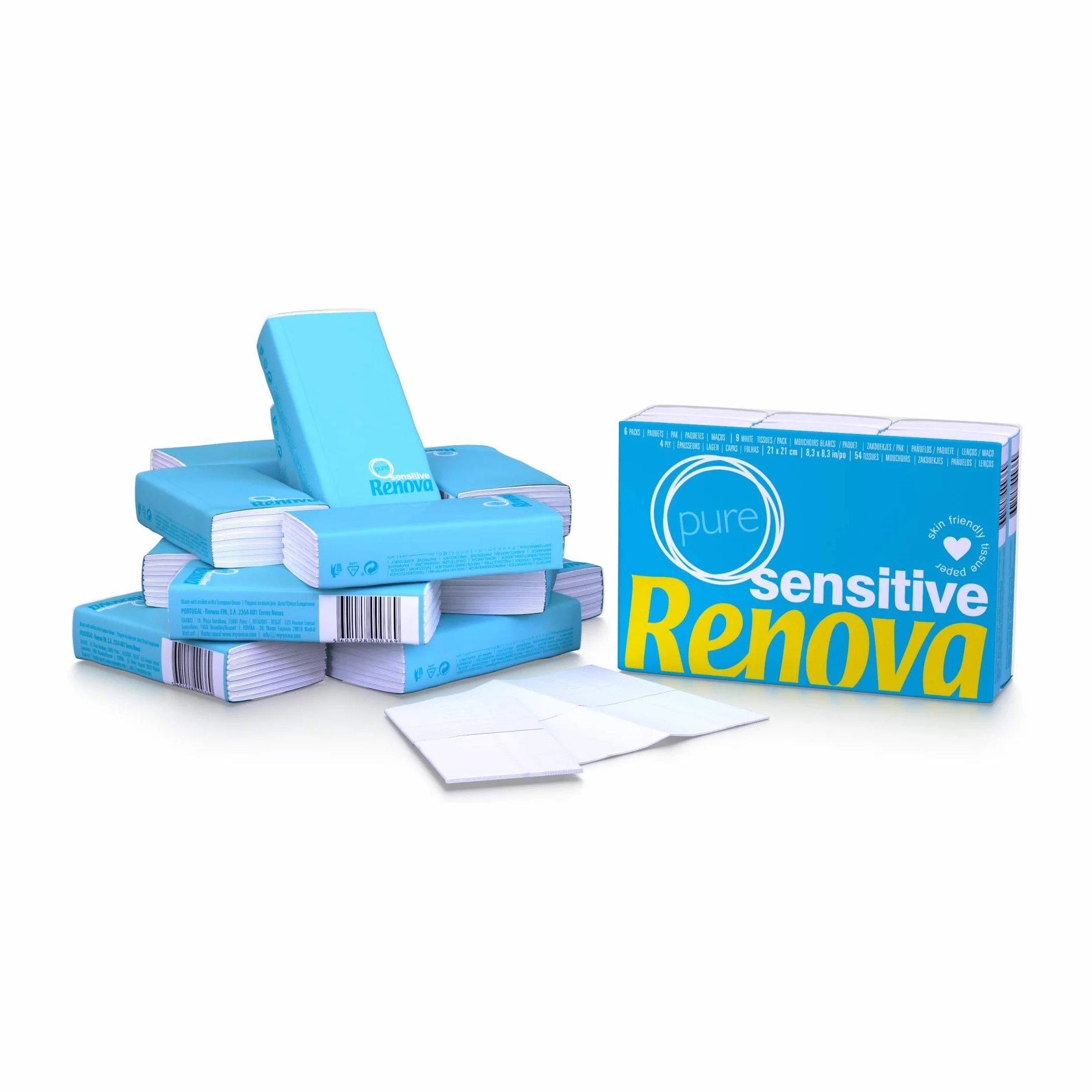 Renova Red 200072942 Chusteczki, Biały, 54 sztuki