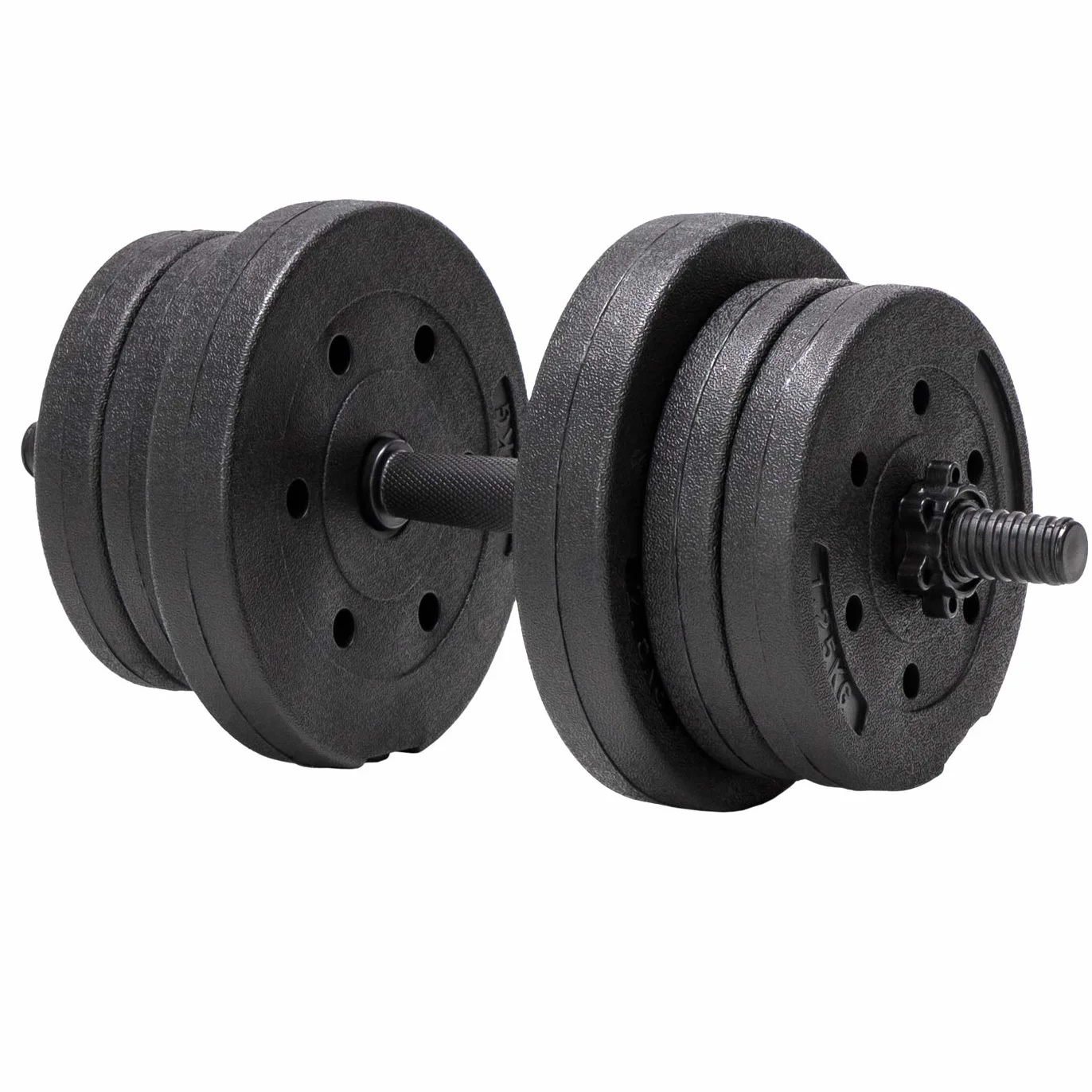 Hantle treningowe bitumiczne AbarQs (2x10kg)