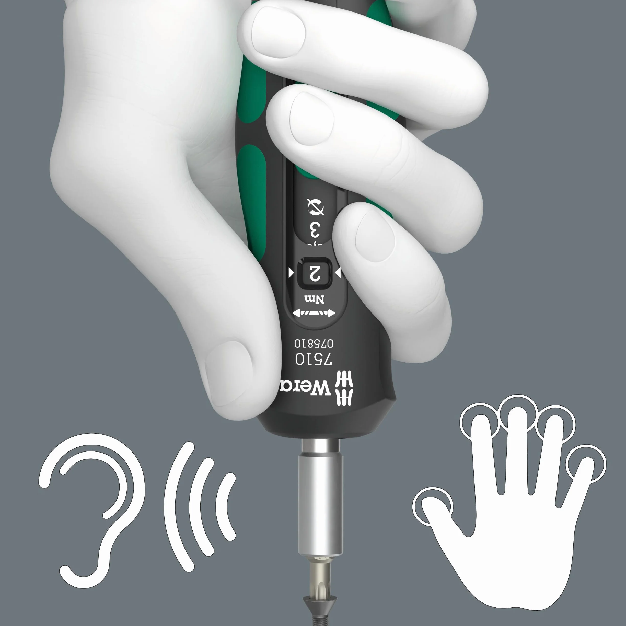 Wera 05075840001 7510/14 Safe-Torque Speed zestaw narzędzi do płytek z twardego metalu, 14-częściowy