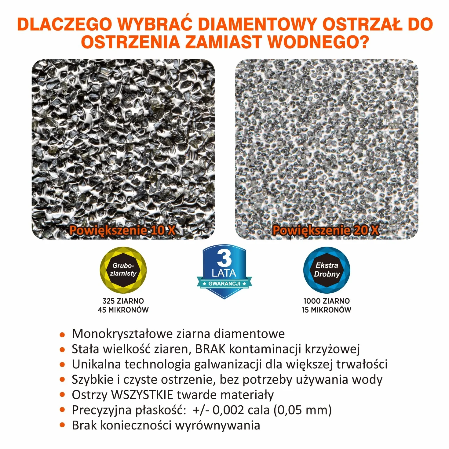 SHARPAL 168H Dwustronny diamentowy kamień do ostrzenia – 325/1000 ziarnistość gruba/bardzo drobna, 201 x 75 mm
