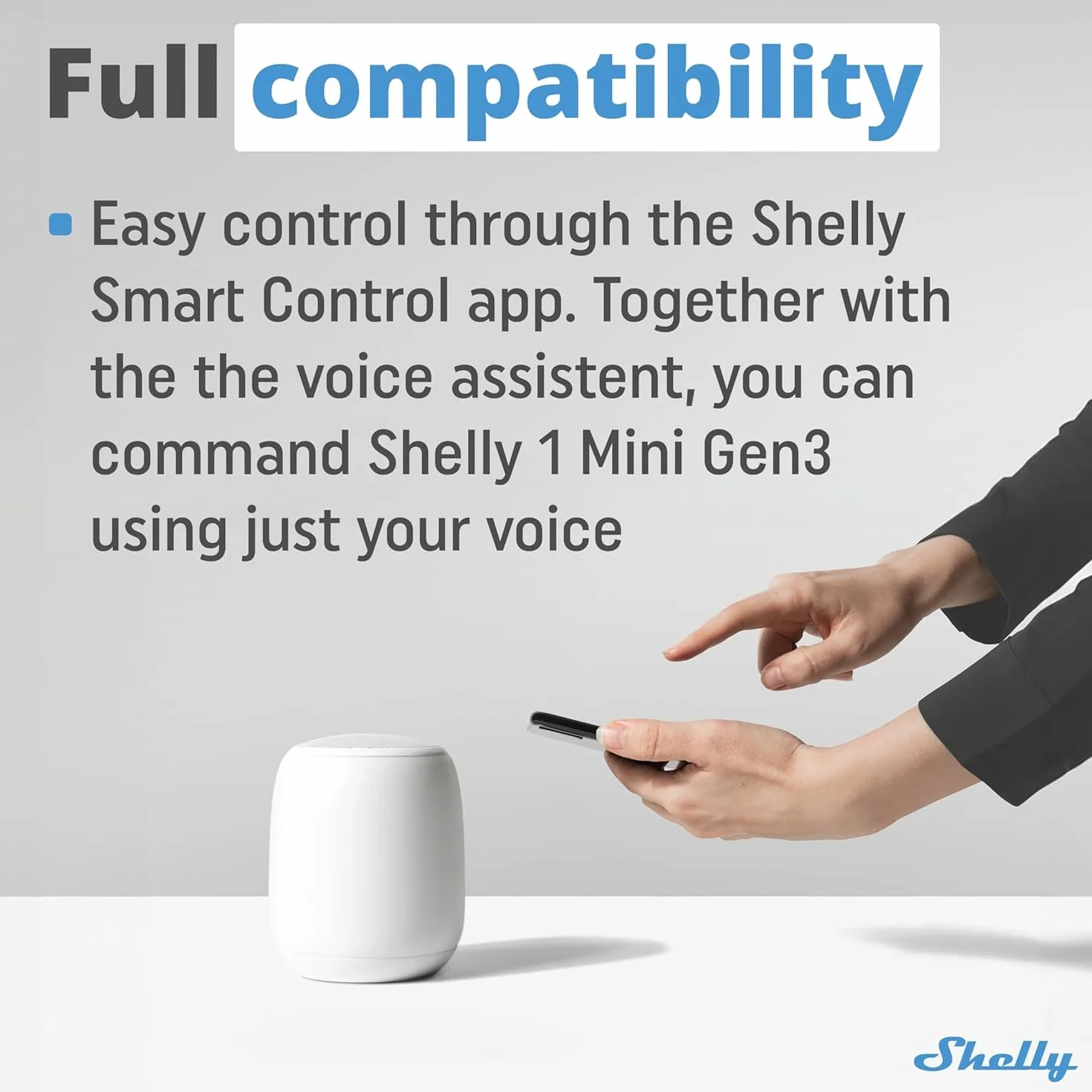 Shelly 1 x mini 3 generacji, 4-pak, WiFi i Bluetooth, 1 kanał 8 A, inteligentny przełącznik domowy, kompatybilny z Alexa i Google Home, aplikacja na iOS/Android, suche kontakty