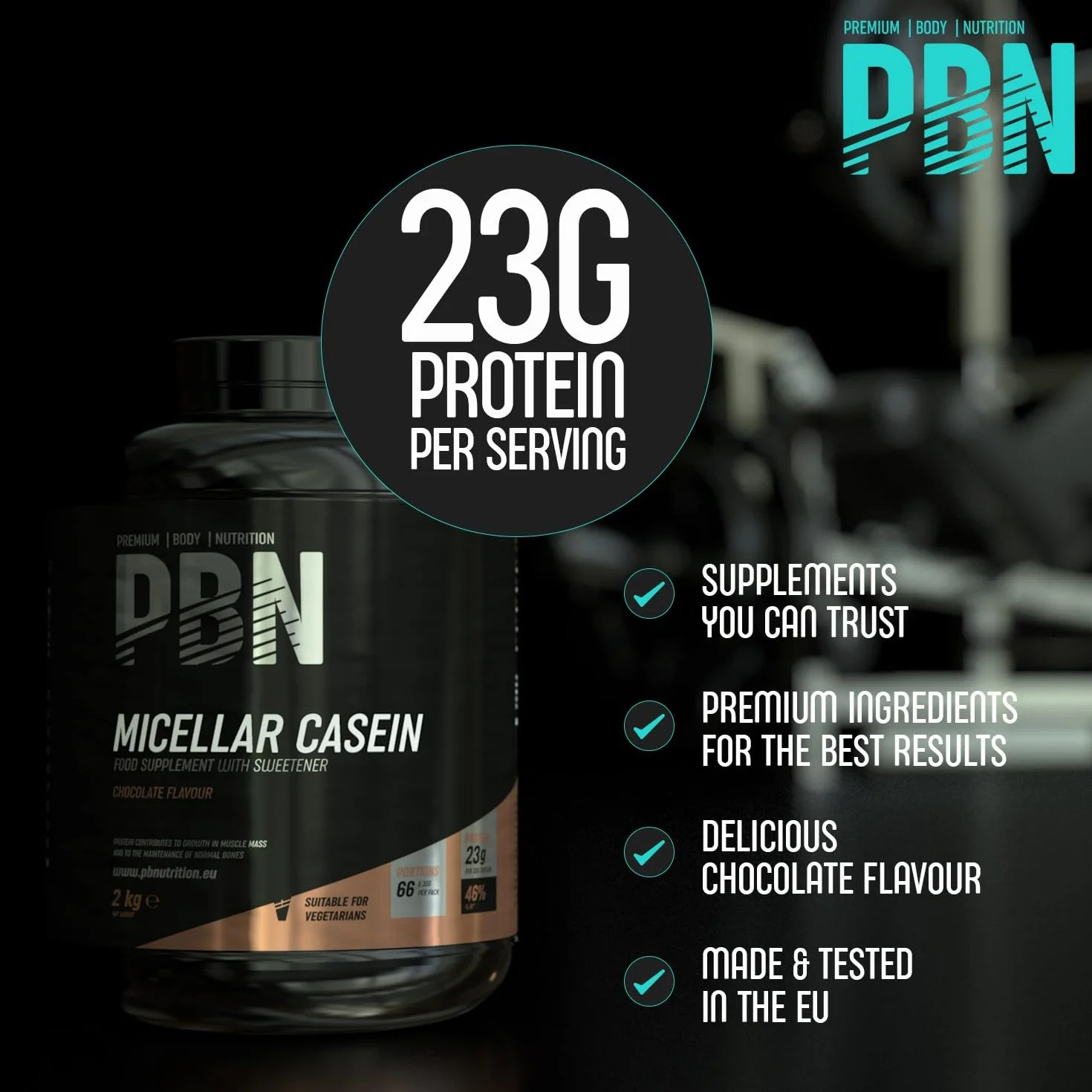 Premium Body Nutrition Micellar Kazeina Czekoladowa 2 kg