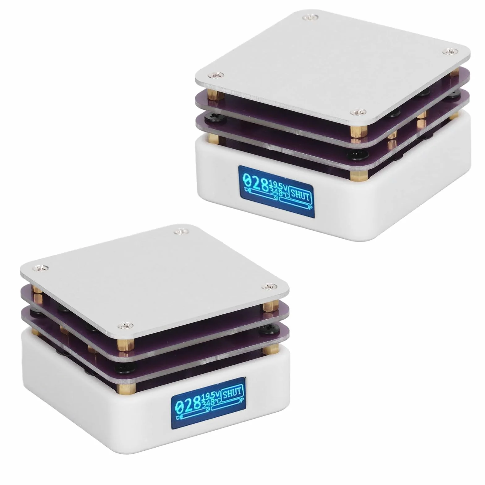 Mini elektryczna płyta grzewcza do lutowania stacja z ekranem LED do naprawy elektronicznej