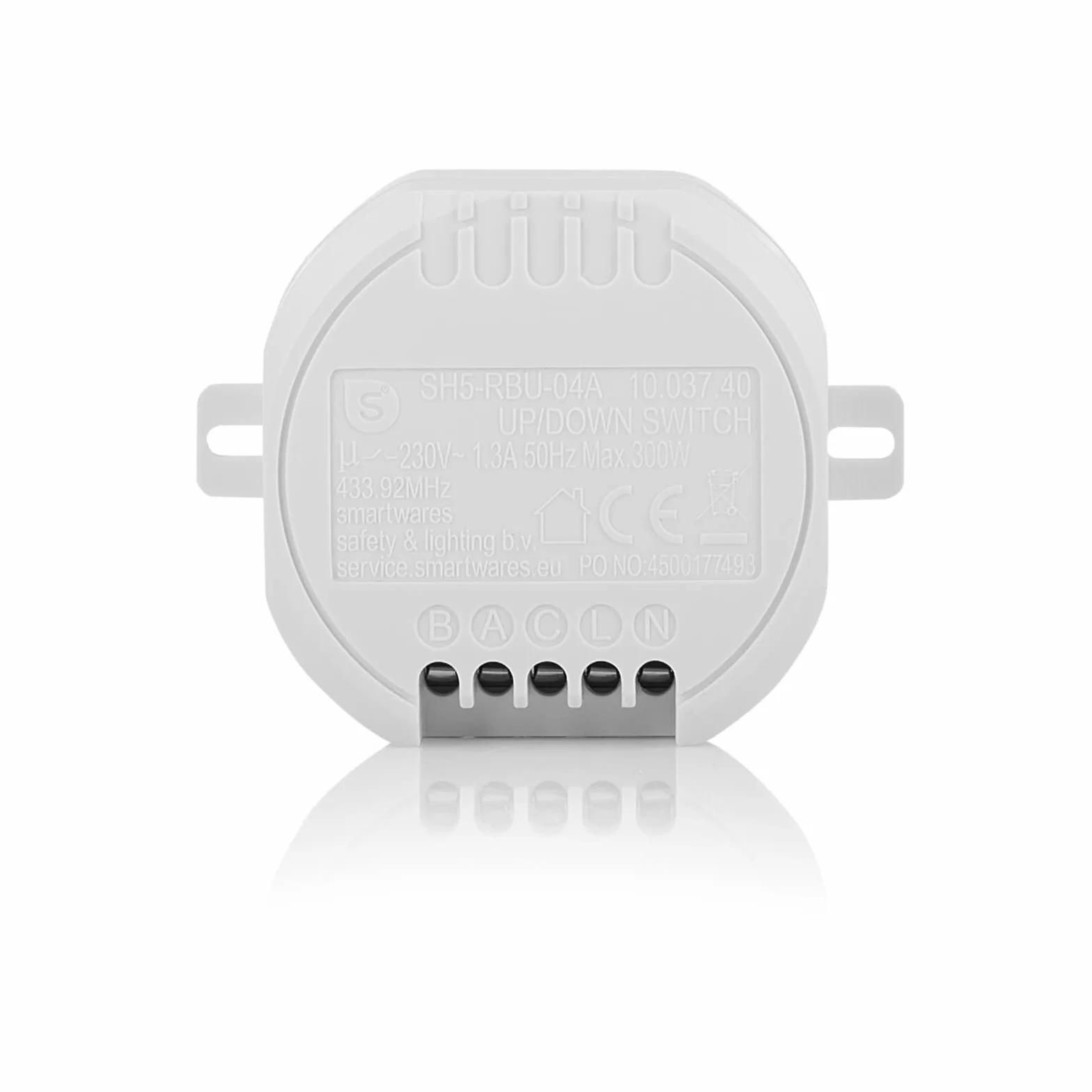 Smartwares Bezprzewodowy przełącznik montażowy do rolet – Plug & Connect – maks. 300 W – SH4-90259 biały