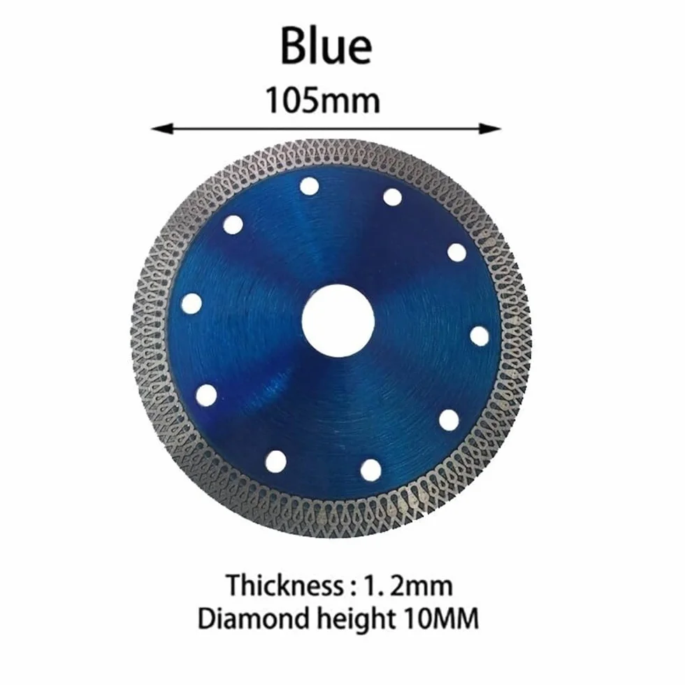 Ultracienkie ostrze diamentowe Diamentowe tarcze tnące 105-125 mm do granitu, marmuru, płytek porcelanowych i ceramiki(105mm)