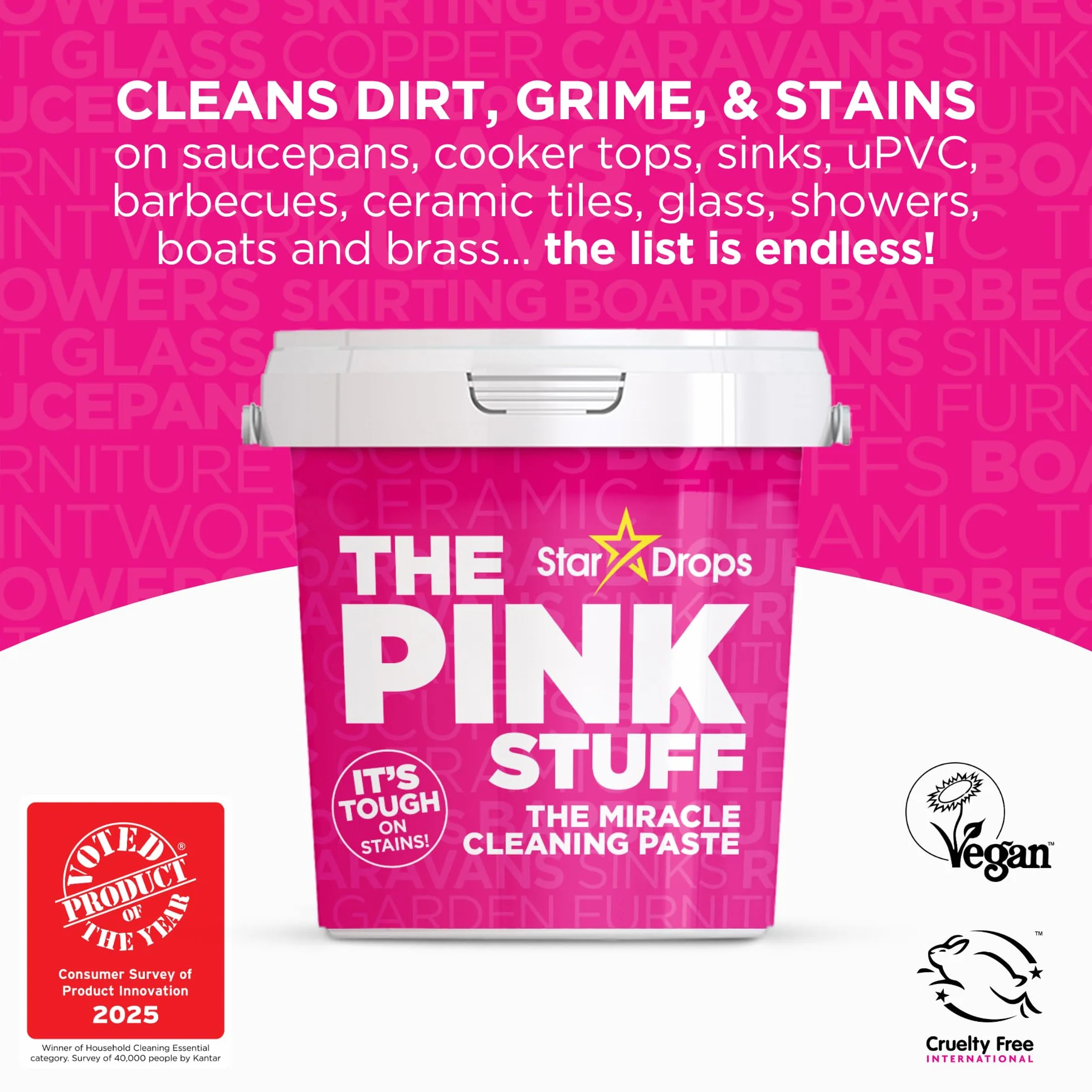 Pasta do czyszczenia | THE PINK STUFF | Opakowanie 850 g |