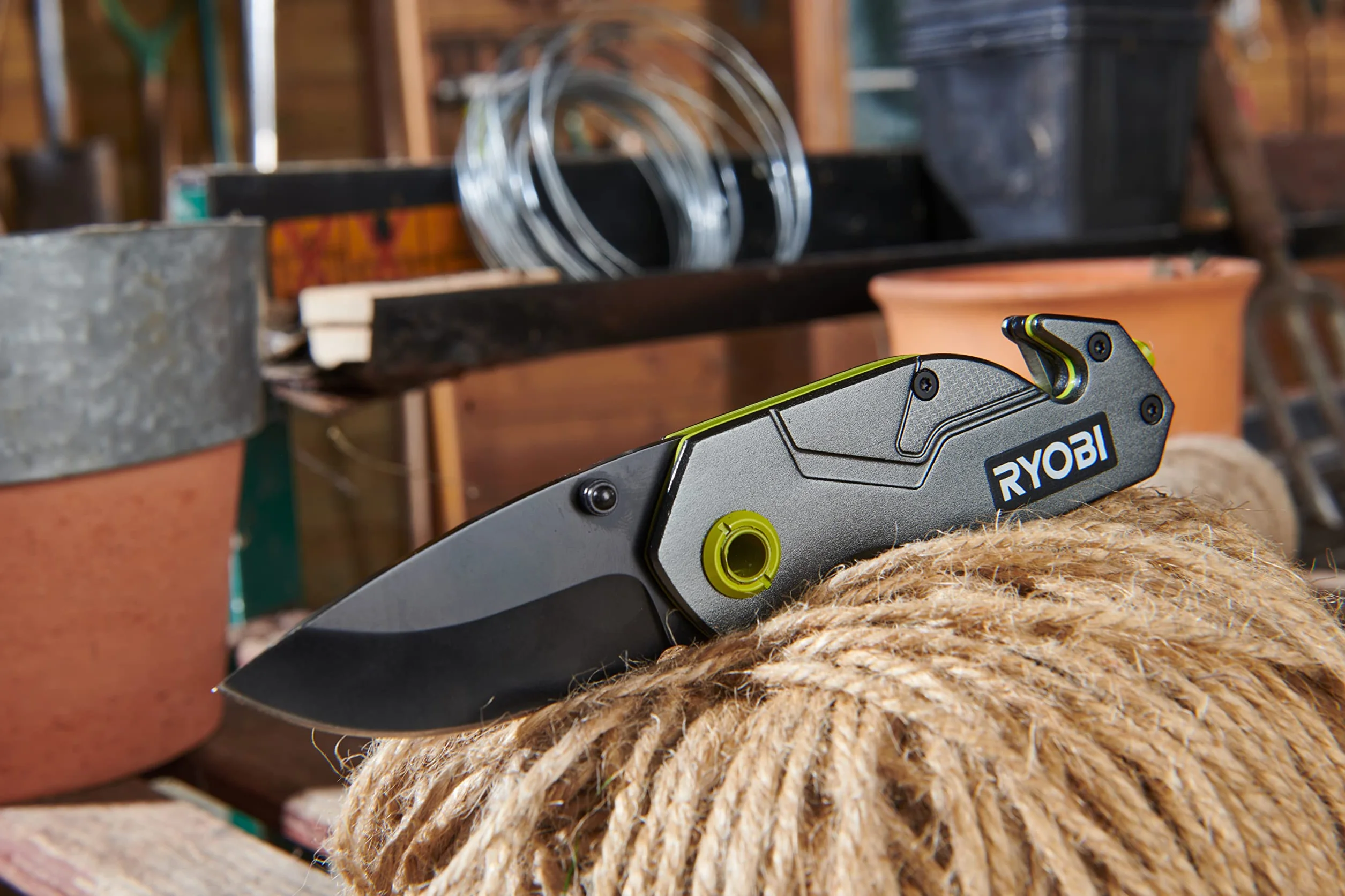 Ryobi RFK25T Kompaktowy Nóż Składany, Zielony