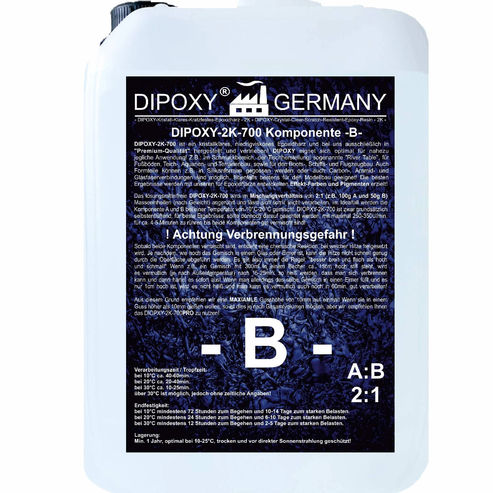1kg DIPOXY-2K-700 tylko żywica! Składnik B