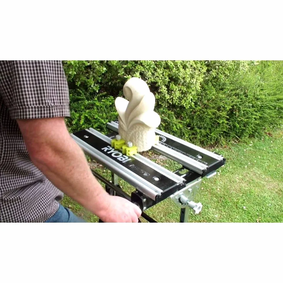 Ryobi RWB03 regulowana metalowa składana ławka robocza, czarna