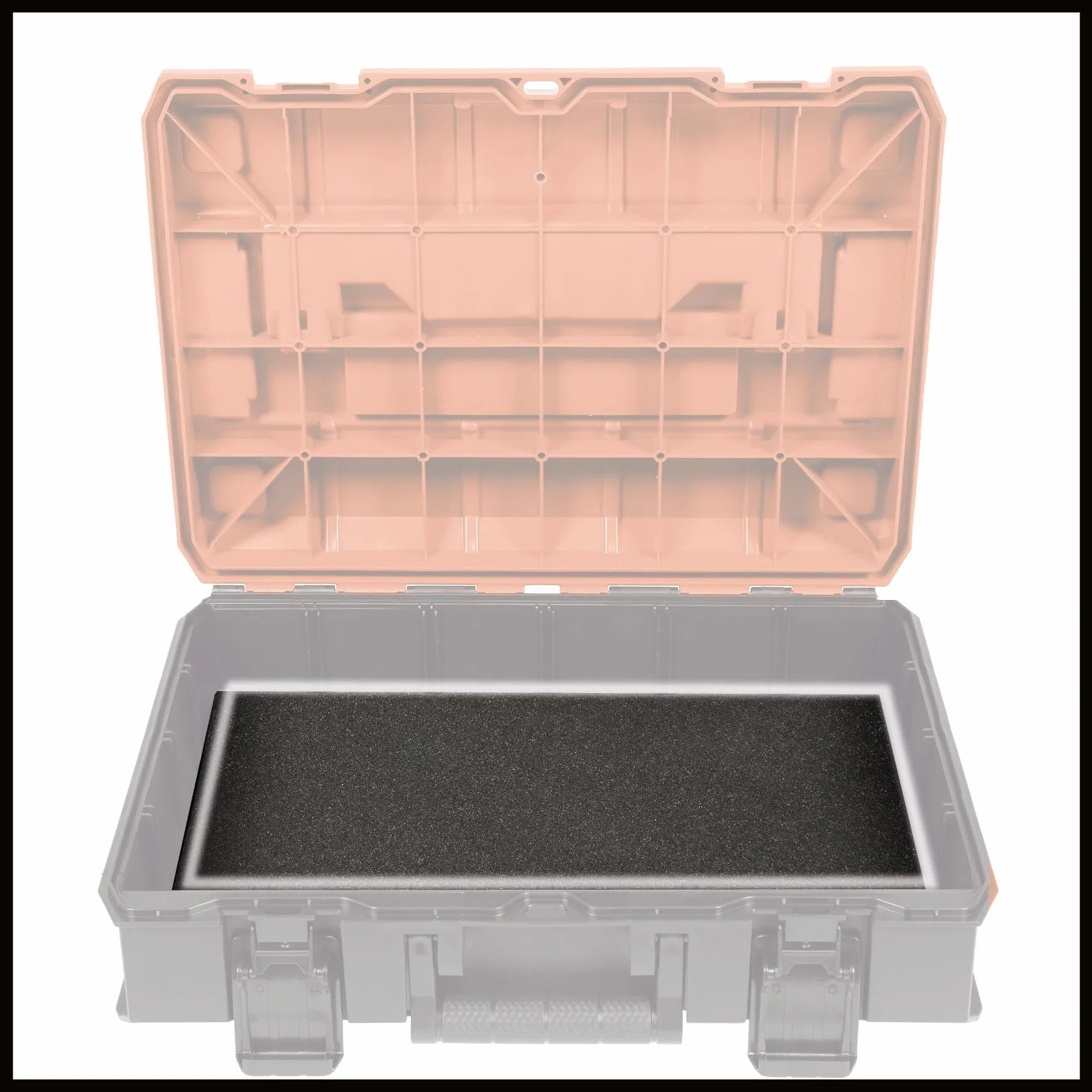 Einhell E-Case Skrzynka Narzędziowa 44x33x13 cm Czarny Czerwony