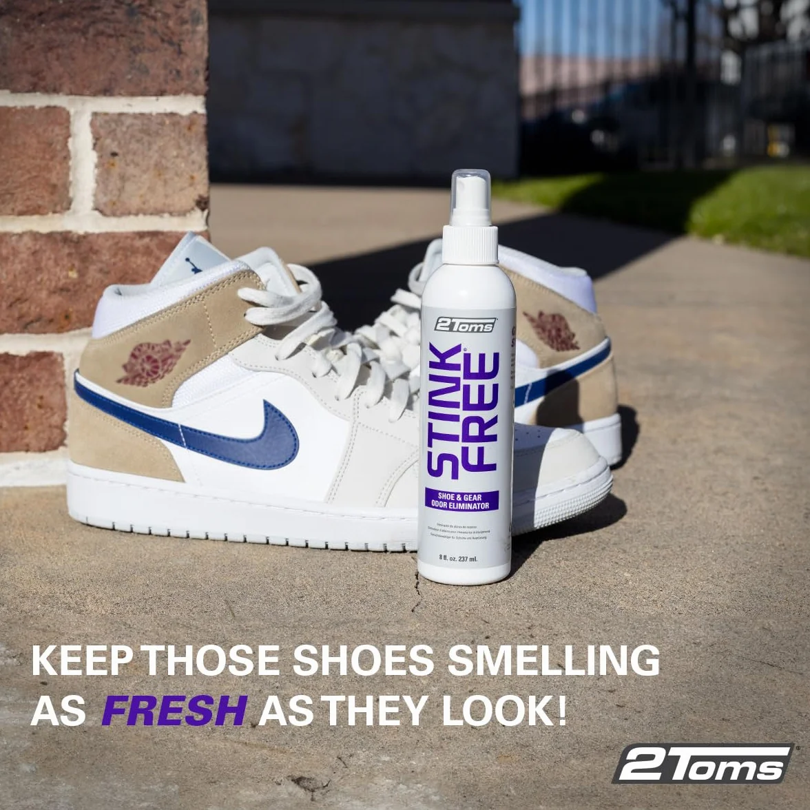 2Toms StinkFree Shoe Odor Eliminator Spray 236 ml