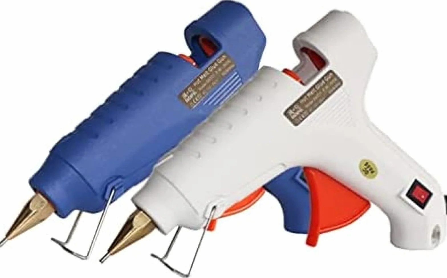 Bezprzewodowy pistolet do klejenia na gorąco 40 W/60 W z dyszą z czystej miedzi i włącznikiem/wyłącznikiem, zawiera patyczki do kleju 11 mm - idealny do majsterkowania i napraw
