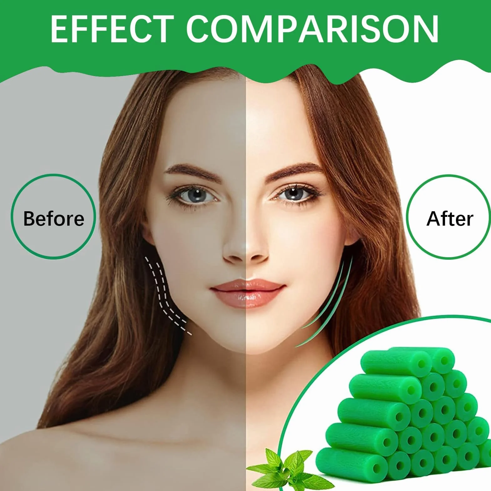 20 sztuk Aligner Chewies, ortodontyczne dentystyczne Chewies wielokrotnego użytku, ustalacze tacek Aligner, Chewies do aparatów, zestaw do prostowania zębów dla Chompers Aligner, ustalacz tacek