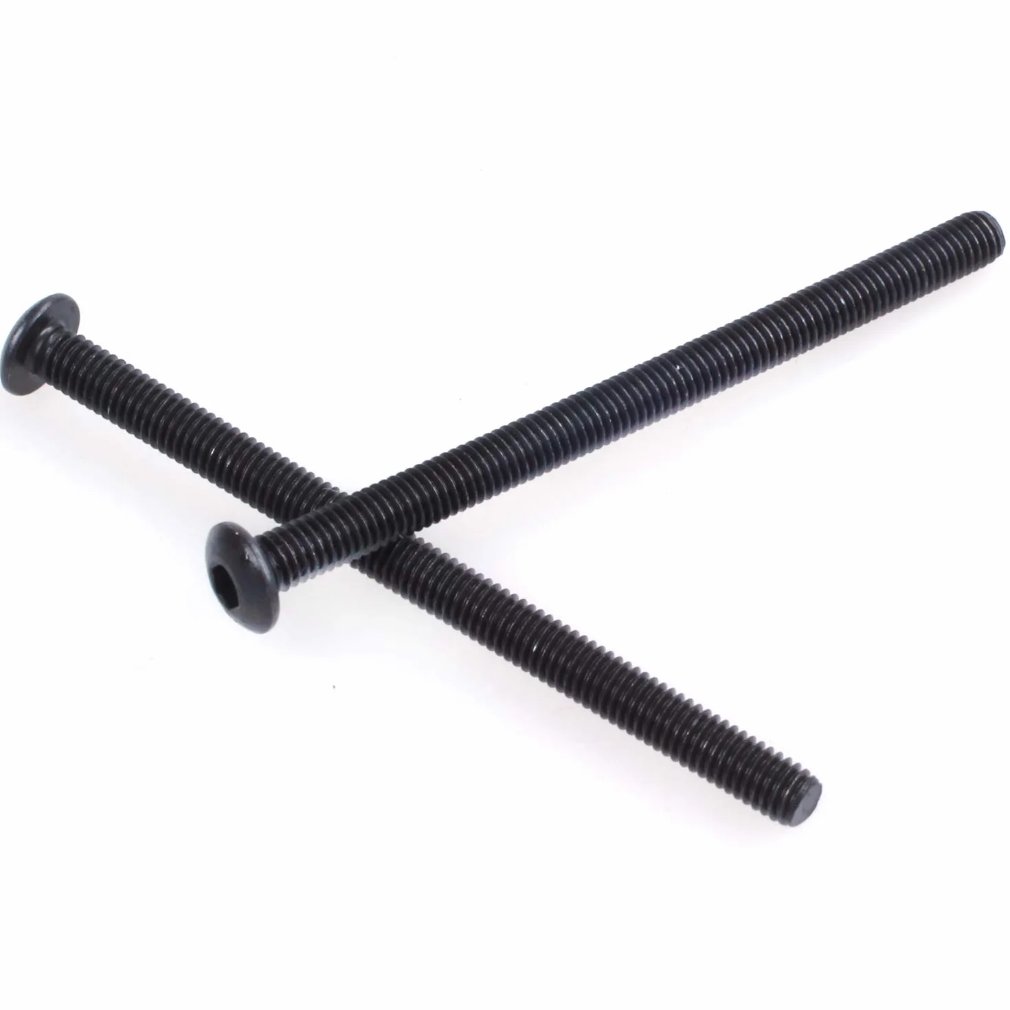 M3 X 45Mm Stal Stopowa Nasadka SześCiokąTna ŁEb Kulisty WKRĘTY Czarny 20