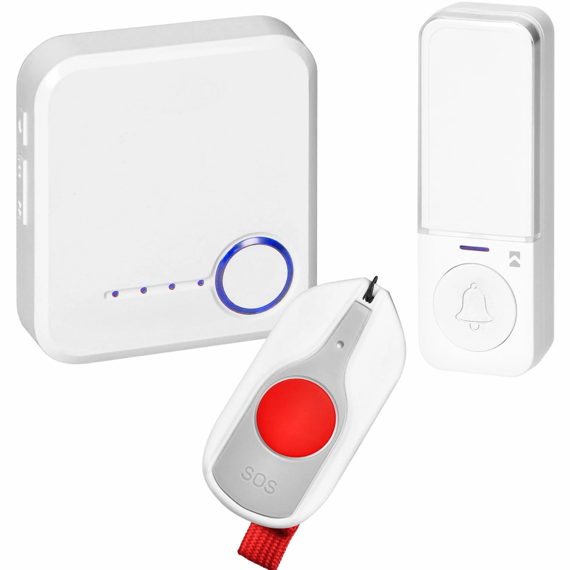 Dzwonek Bezprzewodowy Wi-Fi Tuya Smart Wodoszczelny Zewnętrzny Bateryjny 52 dźwięki, zasięg 200m