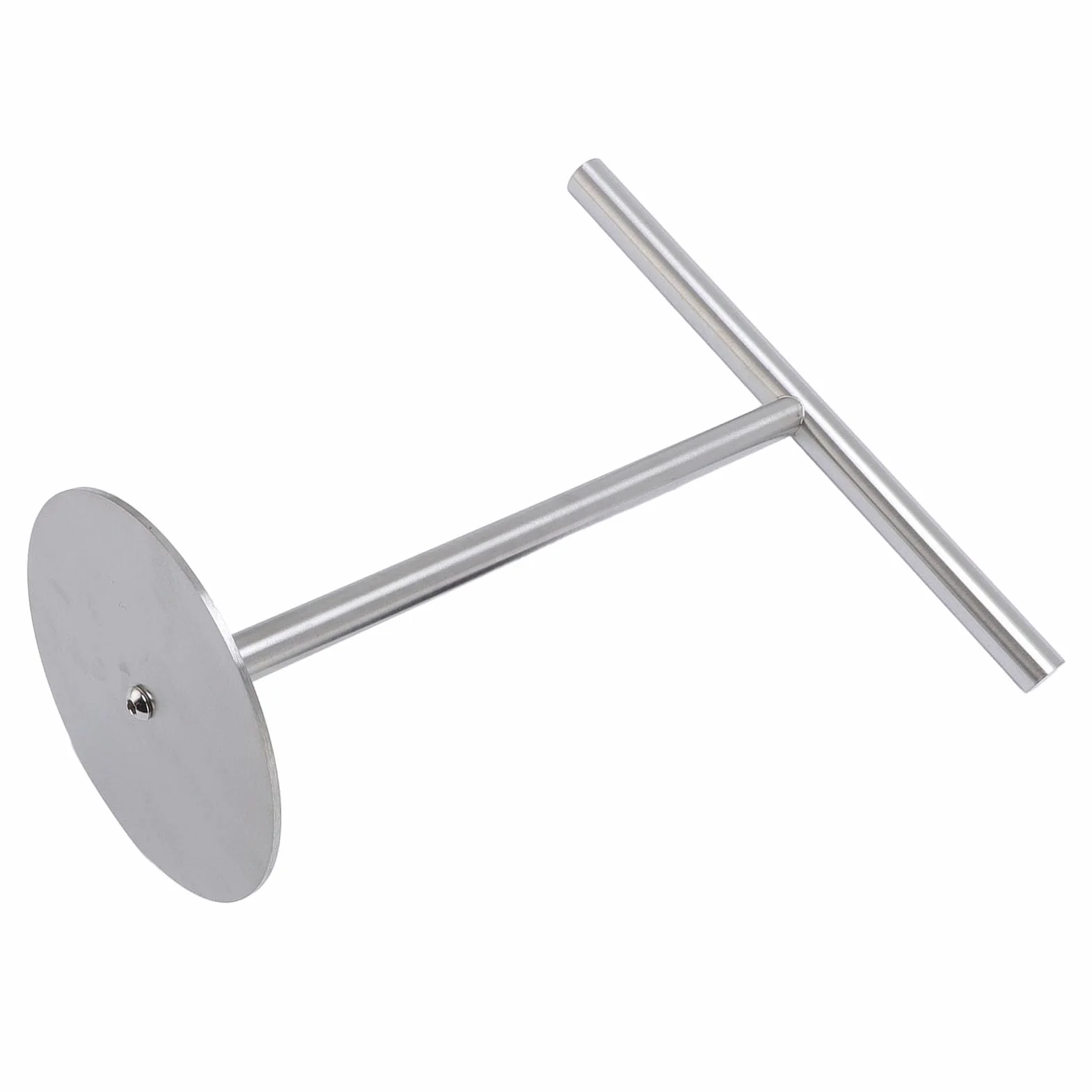 Stojący Wieszak na Ręczniki w Kształcie Litery T ze Stali Nierdzewnej ze stabilną podstawą do Blatu Kuchennego w łazience, Organizer Biżuterii do Biura w Salonie, 4,72x10,83x11,81 Cala