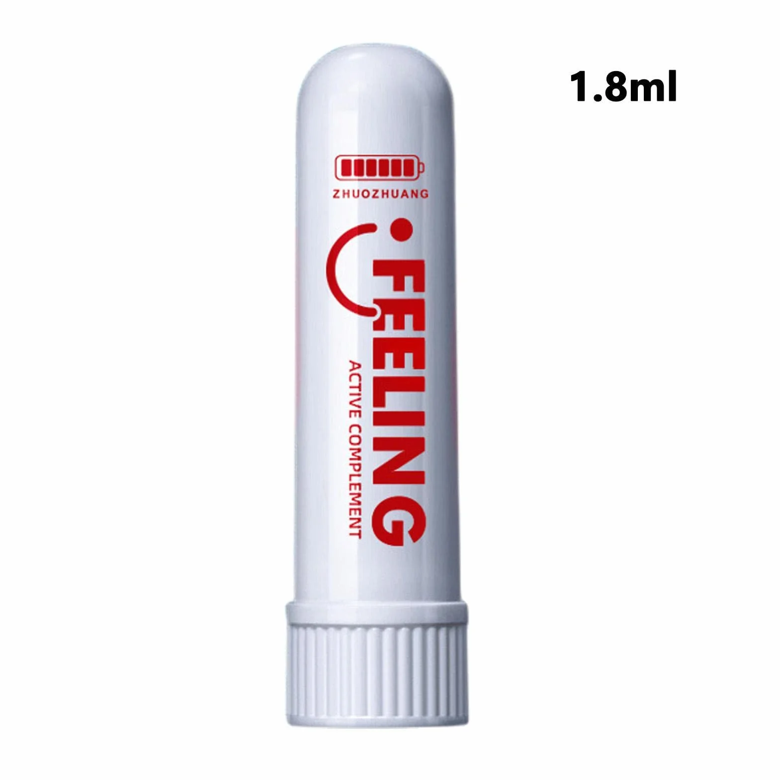 Generisch Inhalator do nosa z miętą do nosa, redukcja stresu, aromaterapia, inhalator do nosa – 1,8 ml inhalator do nosa do odświeżenia umysłu, eliminuje senność, zwiększa koncentrację