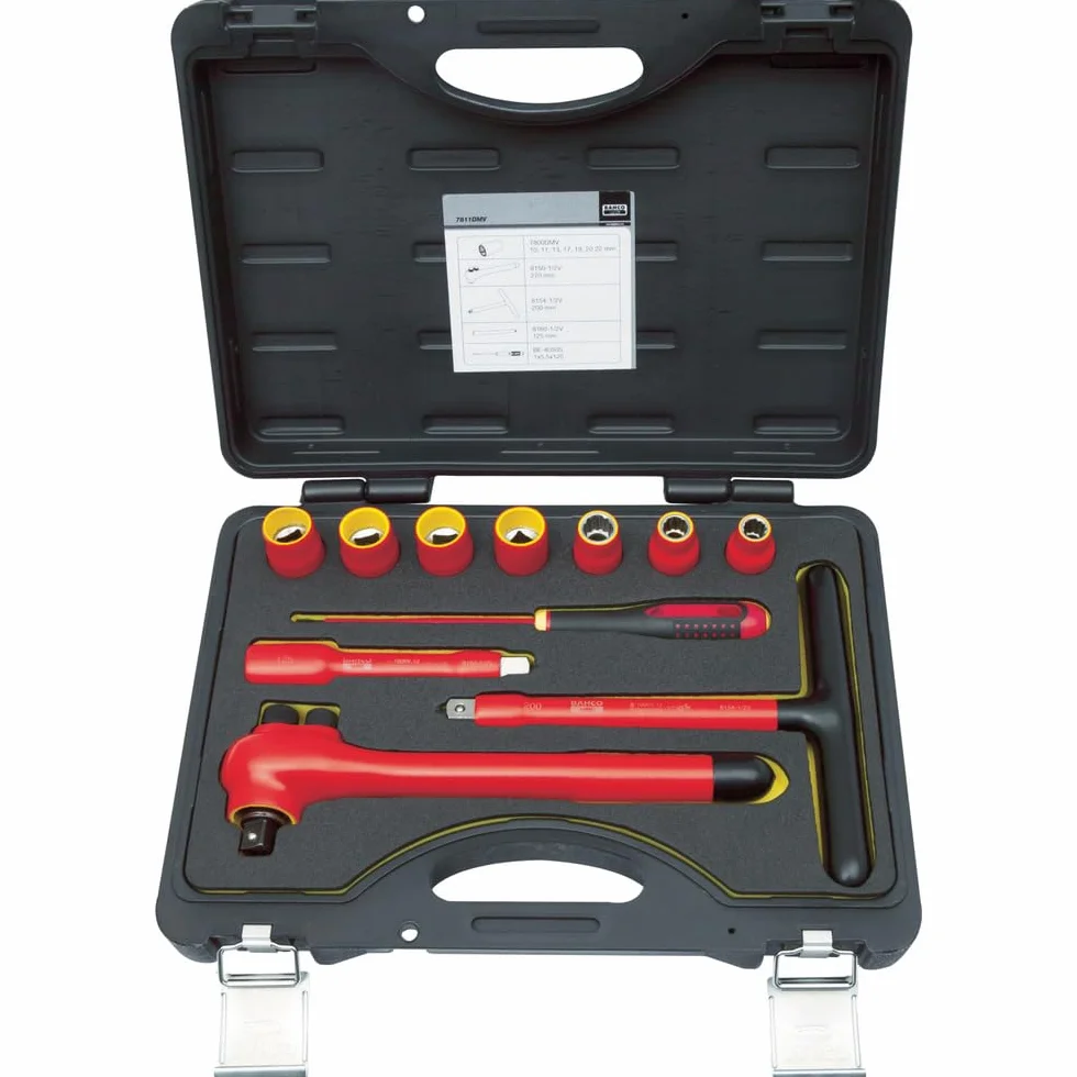 Bahco 3045V-2 – Zestaw narzędzi izolowanych 19 sztuk 1000 V