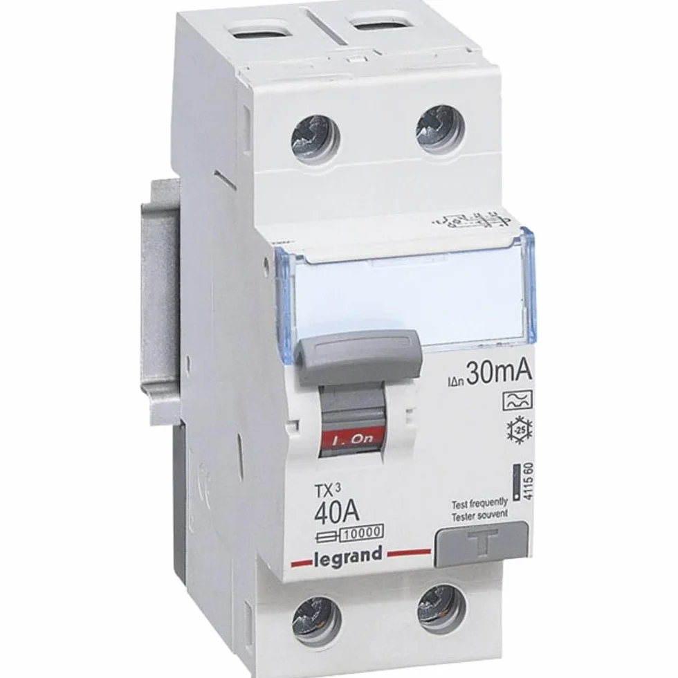 Legrand 411560 wyłącznik różnicowoprądowy, TX3 FI 40A 2P 30MA a