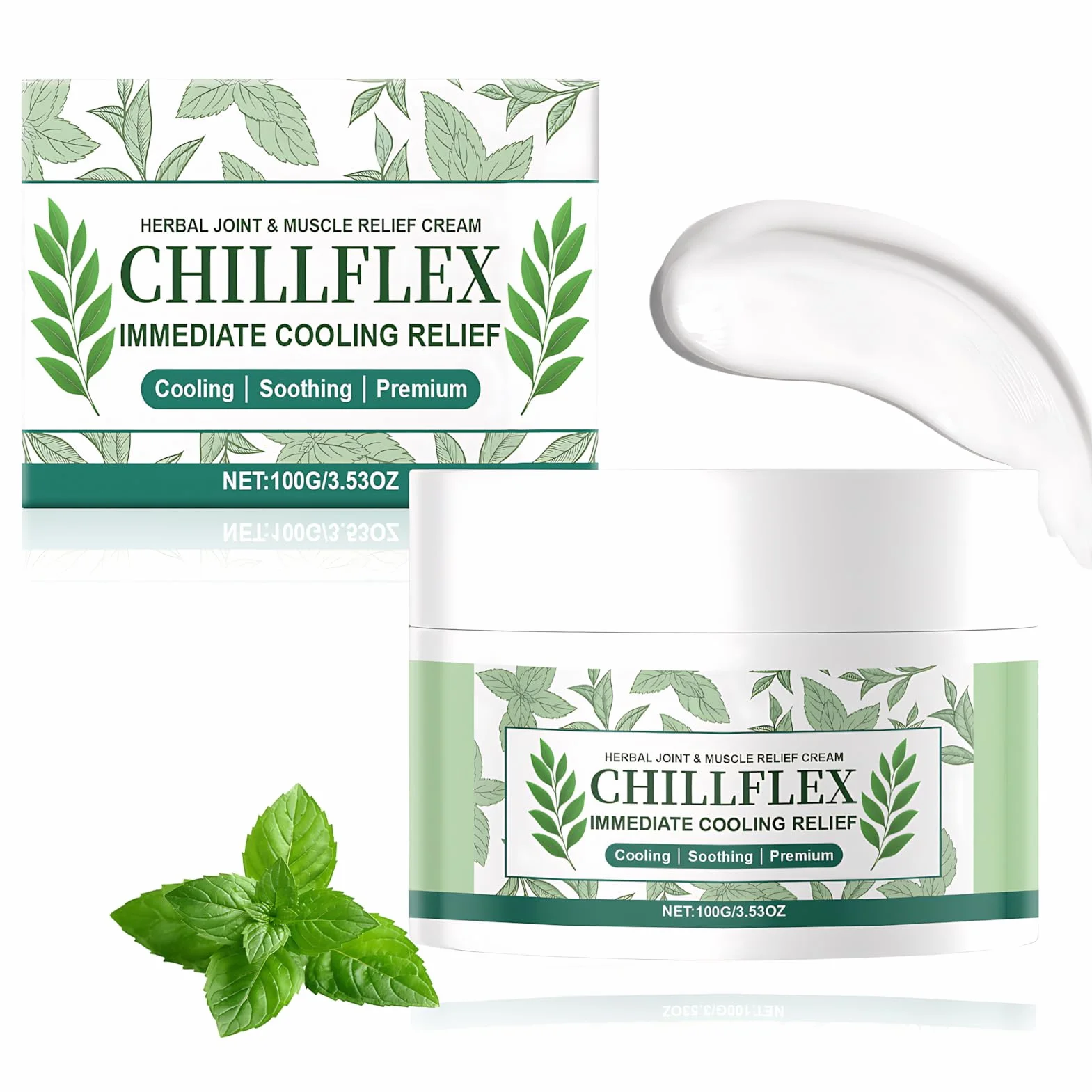 Relief Cream, Solief Cream, Relief Gel nadaje się do treningu po treningu i codziennego użytku, odpowiedni do wszystkich rodzajów skóry, 100 g